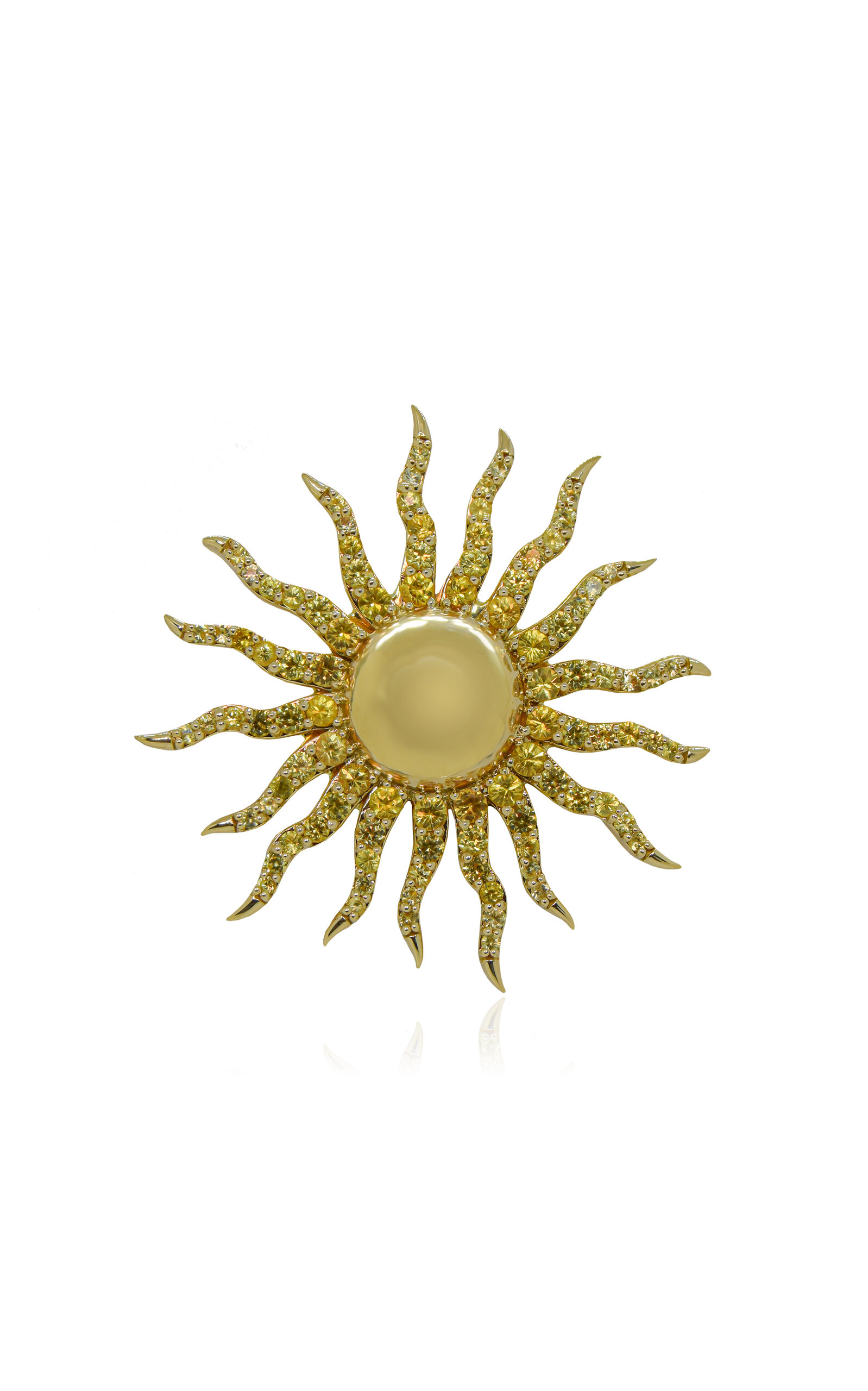 Ashna Mehta 18k Yellow Gold Sun Customized Bag Bijoux