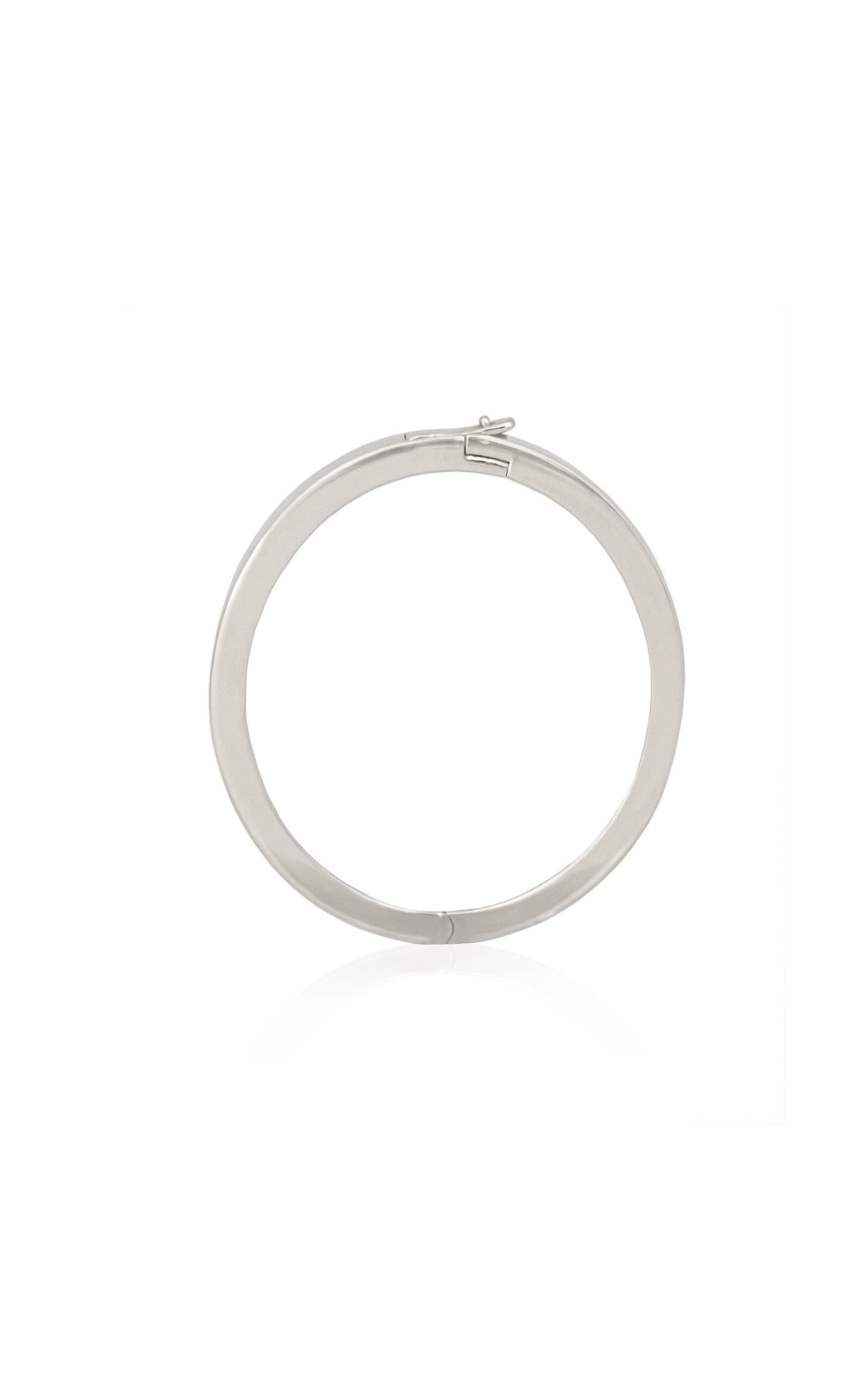 Ashna Mehta 18k White Gold Bag Charm Extension Oval Ring