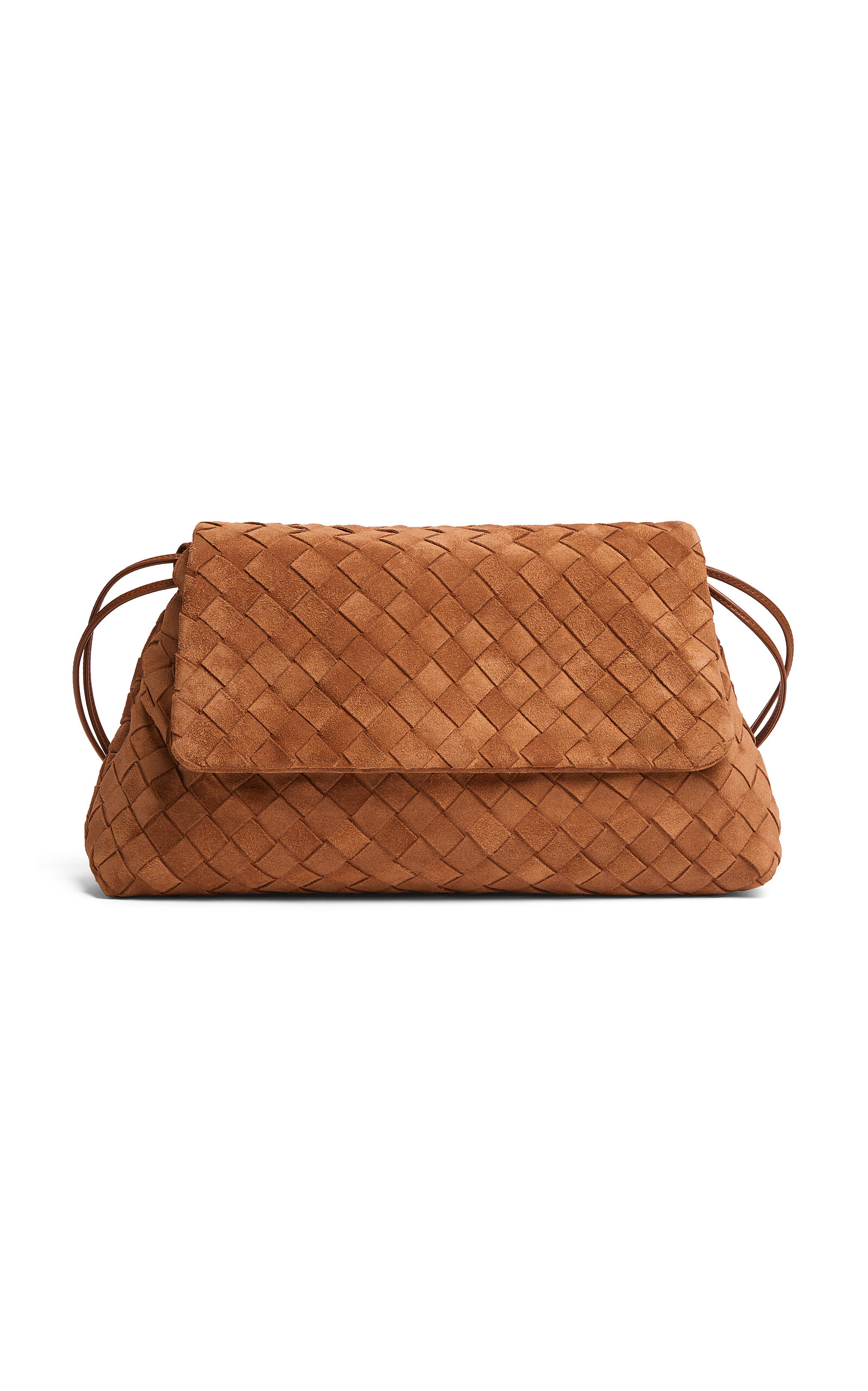 Bottega Veneta Giorno Intrecciato Suede Bag - Moda Operandi