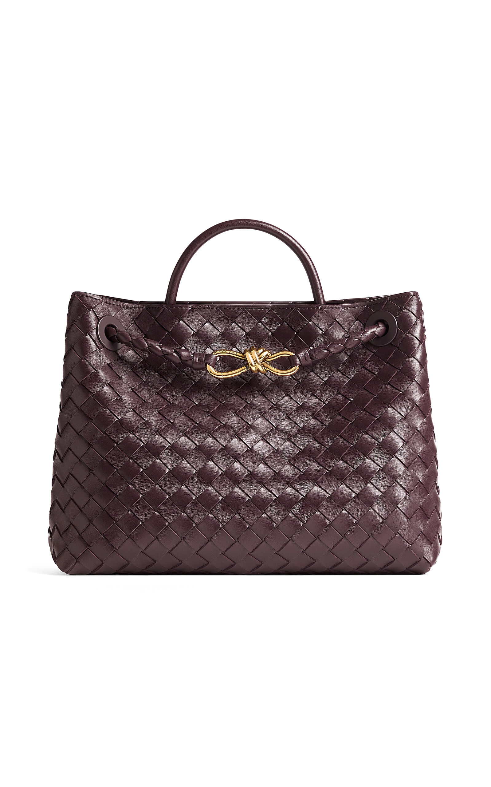 Bottega Veneta Medium Andiamo Intrecciato Leather Tote Bag