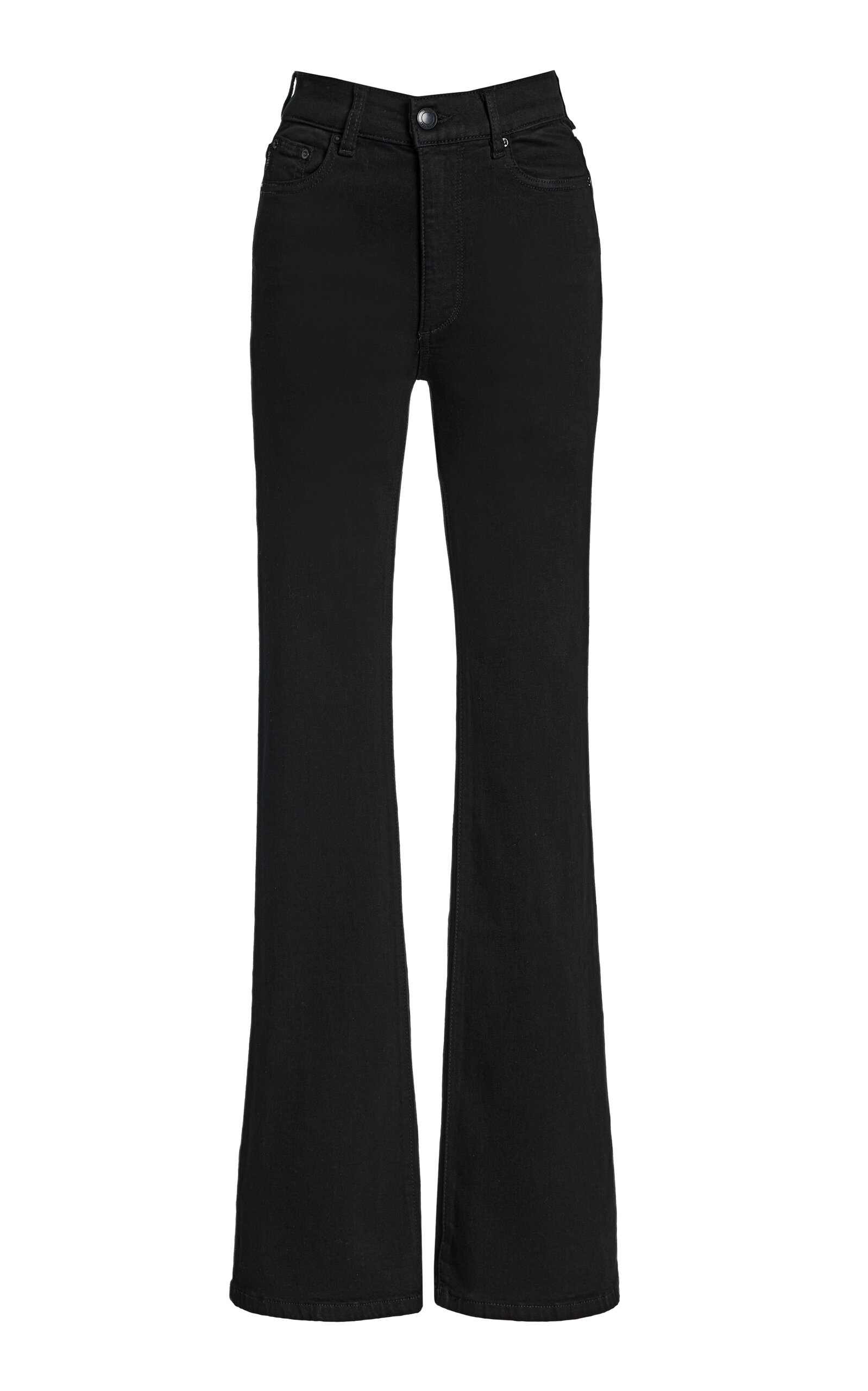 Dl1961 Bridget Bootcut High-rise Instasculptâ¢jeans In Black
