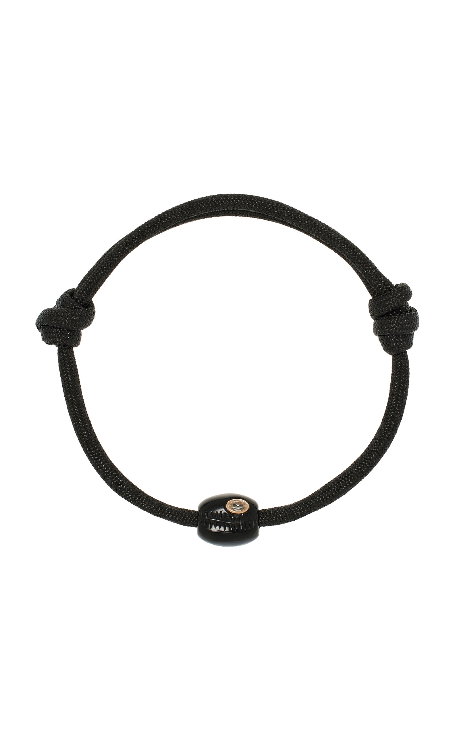 DEZSO BY SARA BELTRÁN - Onyx; Cowry and Sillimanite Anklet - Black - OS - Moda Operandi - Gifts For Her