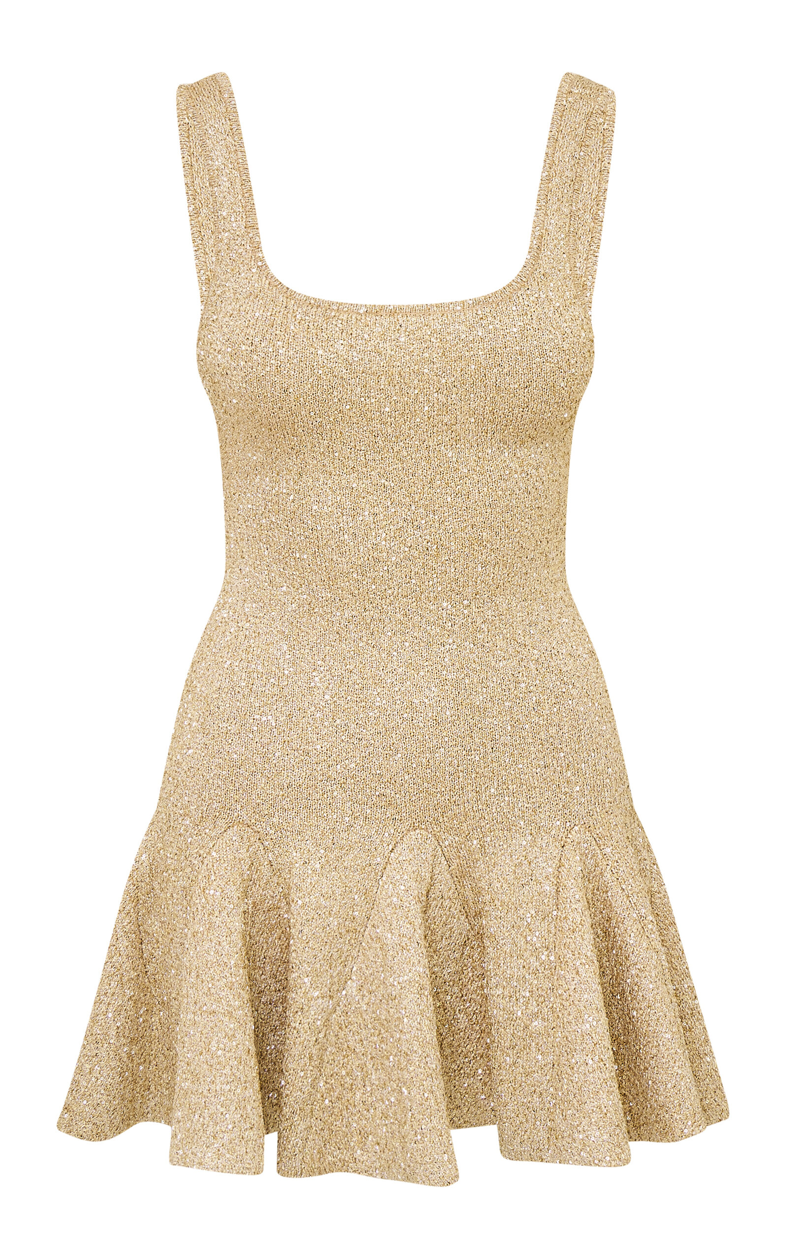 LoveShackFancy Sarajane Sequined Mini Dress