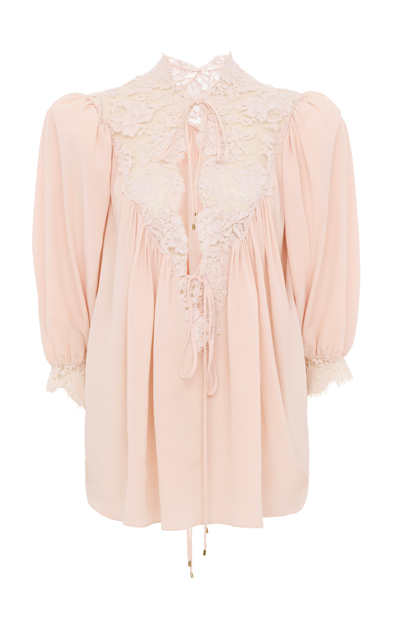 Chloé Silk Crepe De Chine Blouse In Pattern