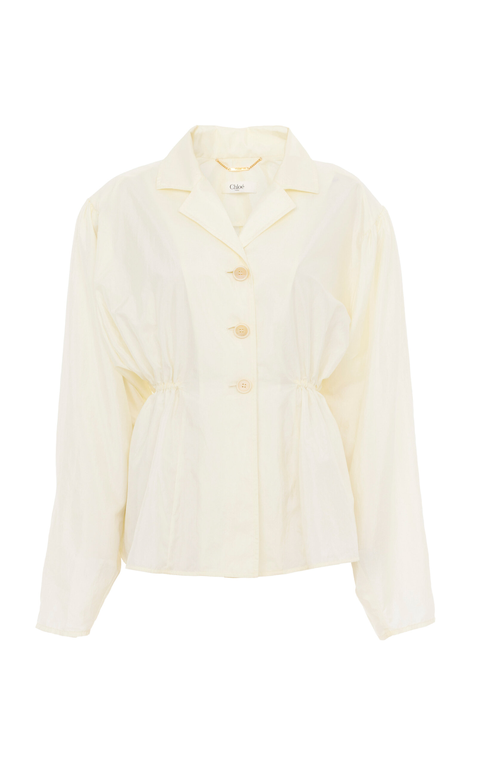 Chloé Technical Silk-Blend Taffeta Top