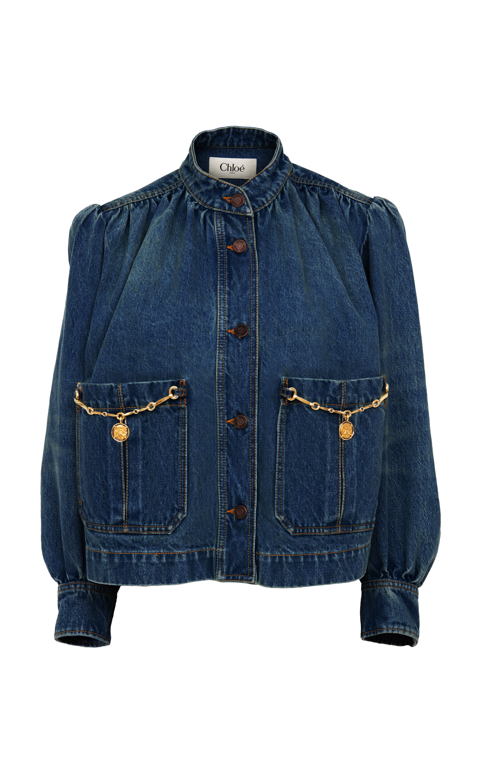 Chloé Horse Capsule Indigo Denim Jacket - Women's Clothing