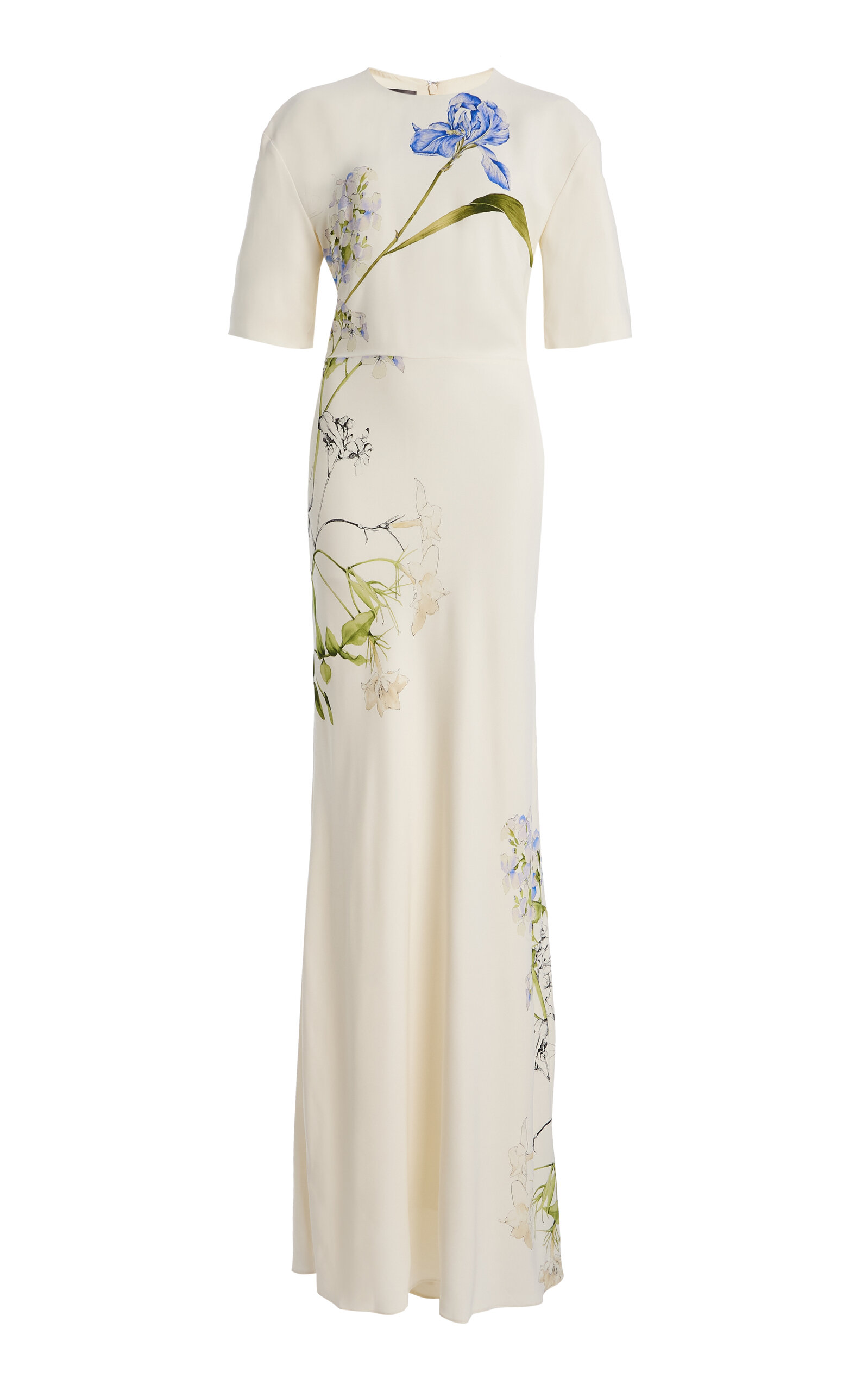 Short Sleeve Bias Gown