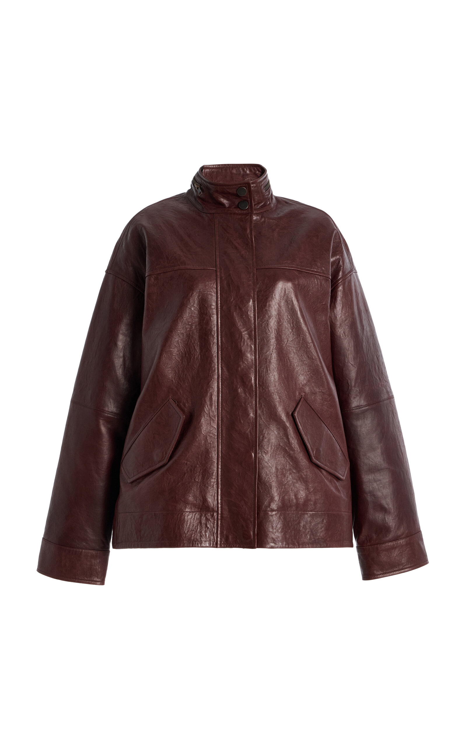 SIMKHAI Hartley Leather Jacket