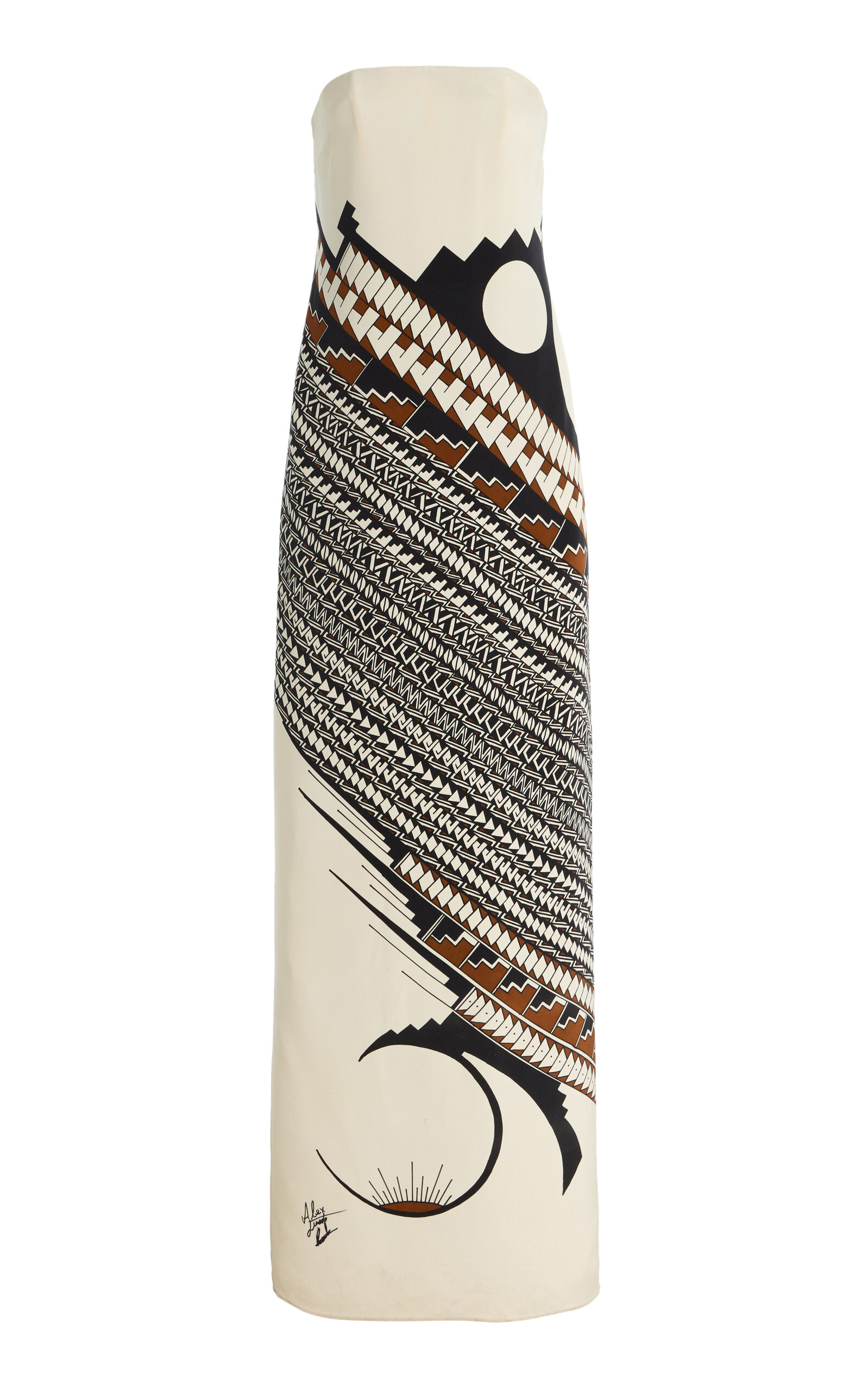 Heirlome Alex Jurado Silk Maxi Dress