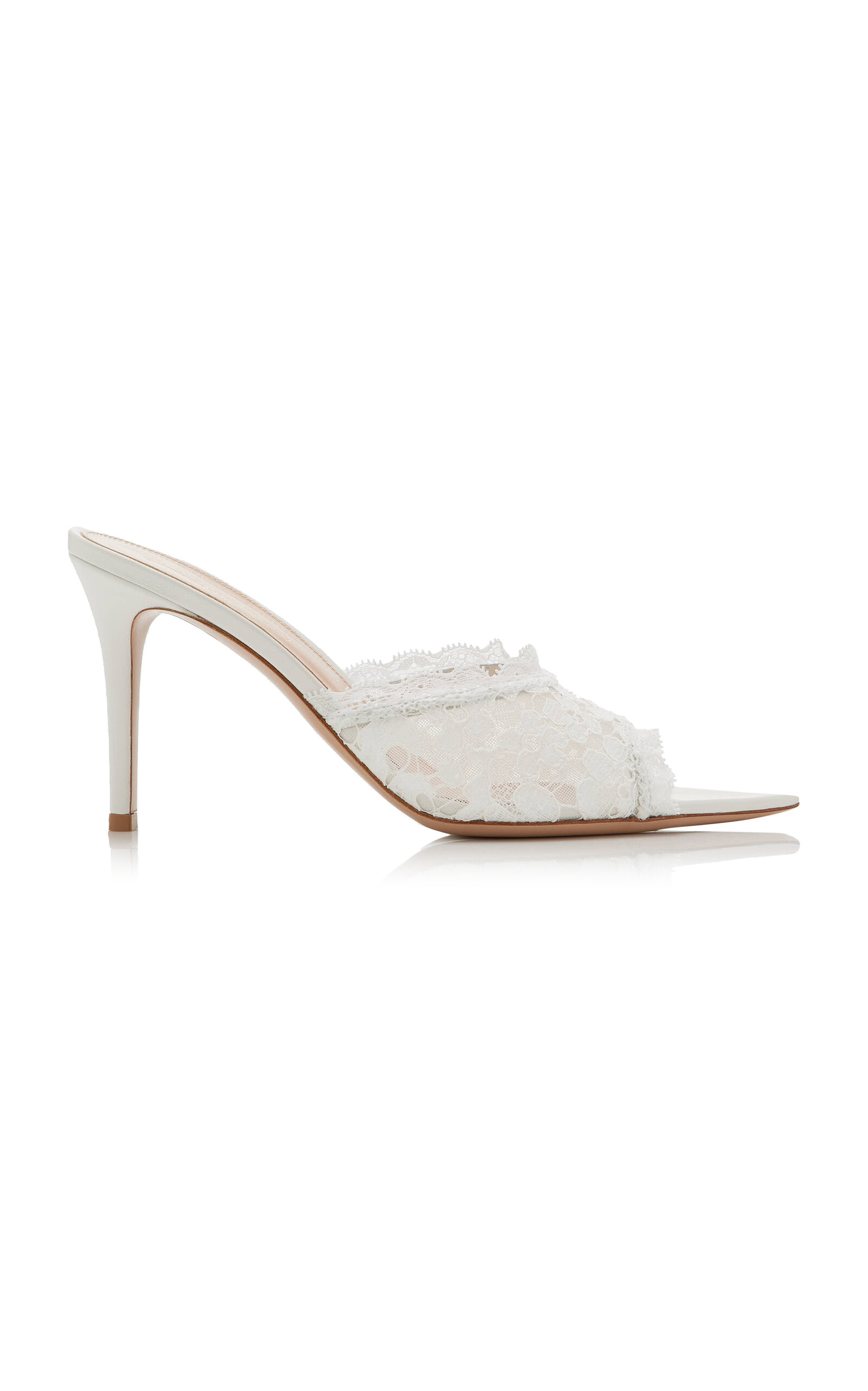 Gianvito Rossi Lace Mules