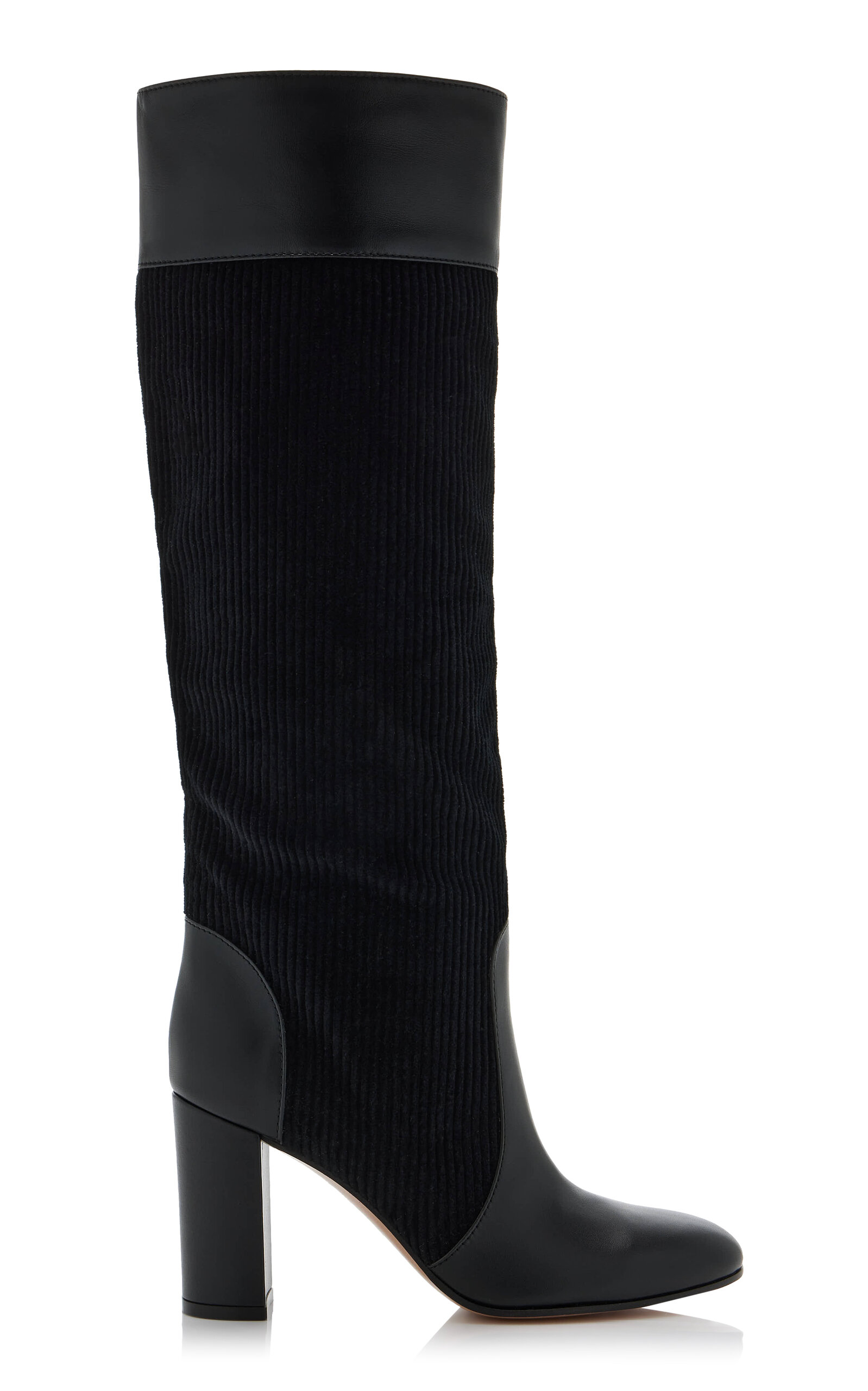 Gianvito Rossi Sheffield Corduroy Knee Boots