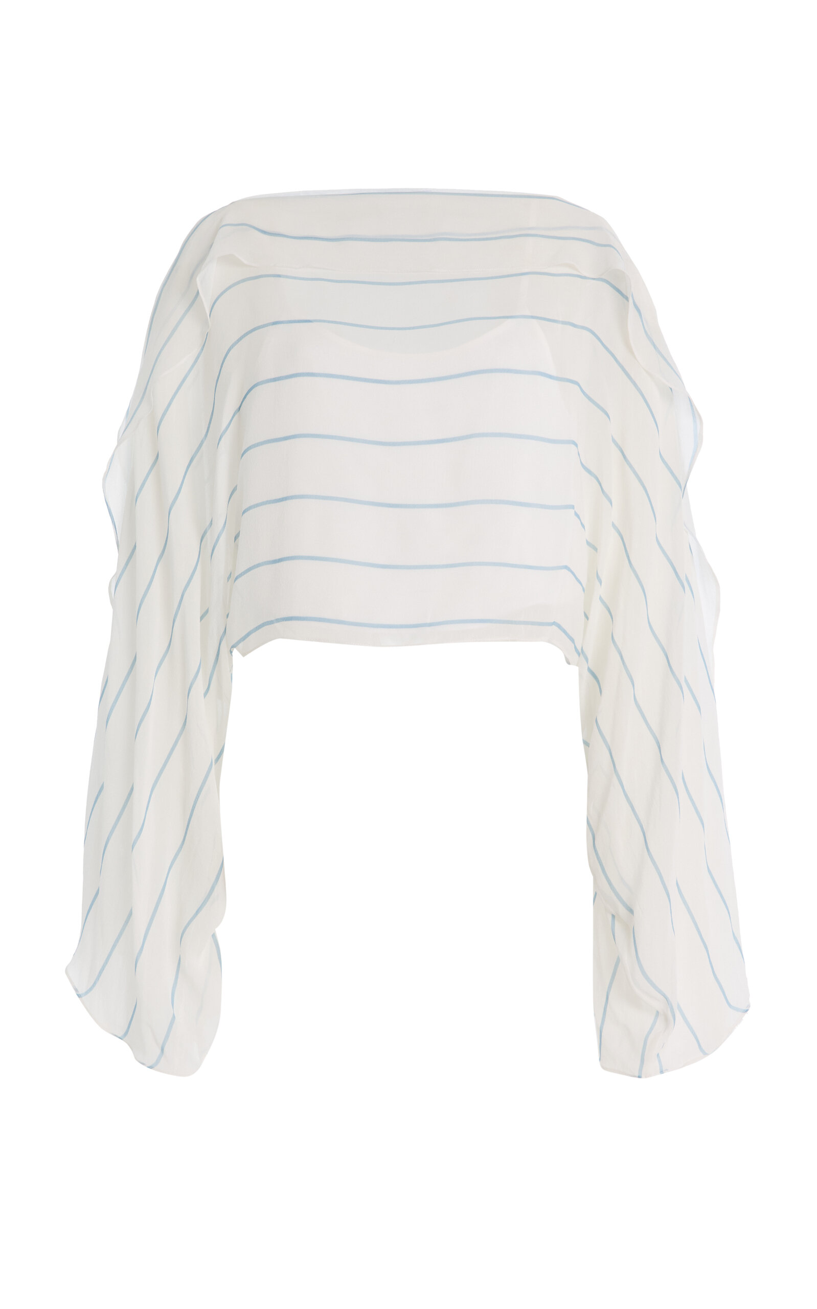 Bondi Born Capri Silk Kimono Top In White