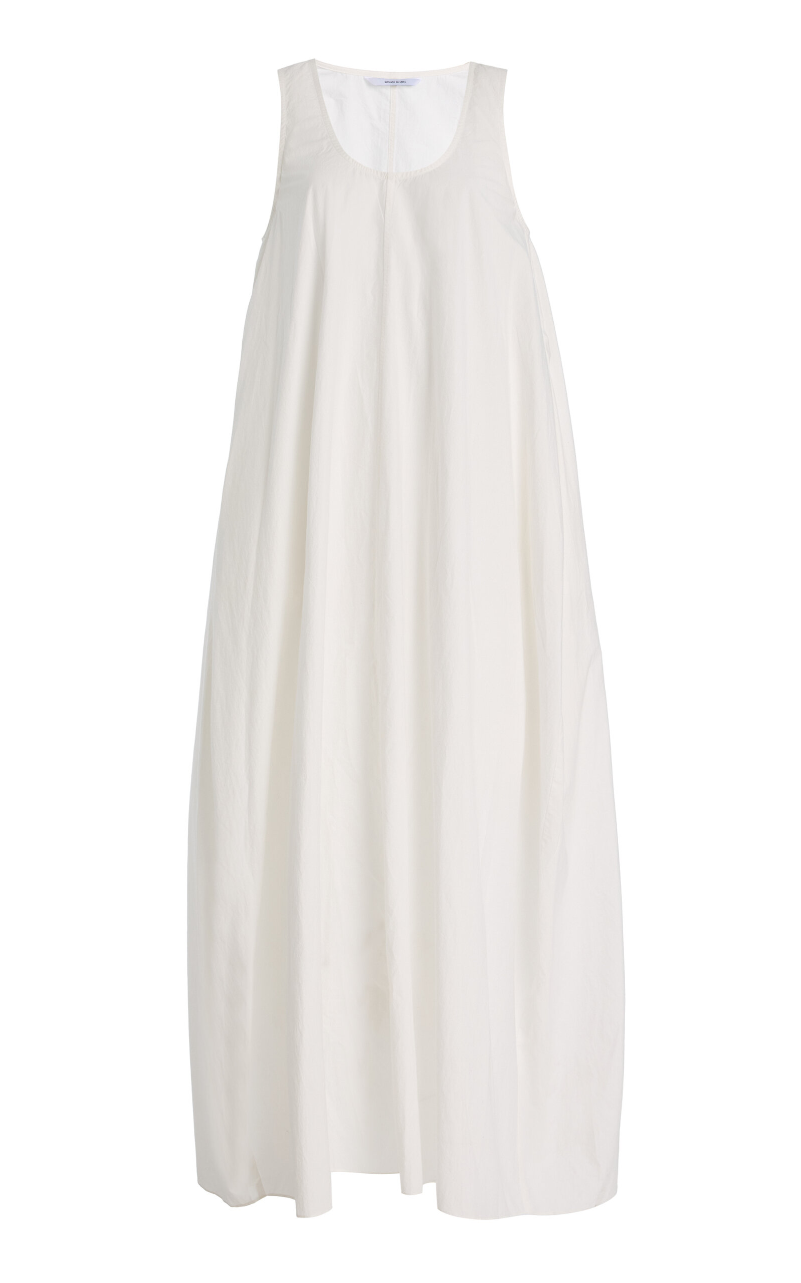 Bondi Born Kyoto Cocoon Cotton Maxi Dress In White