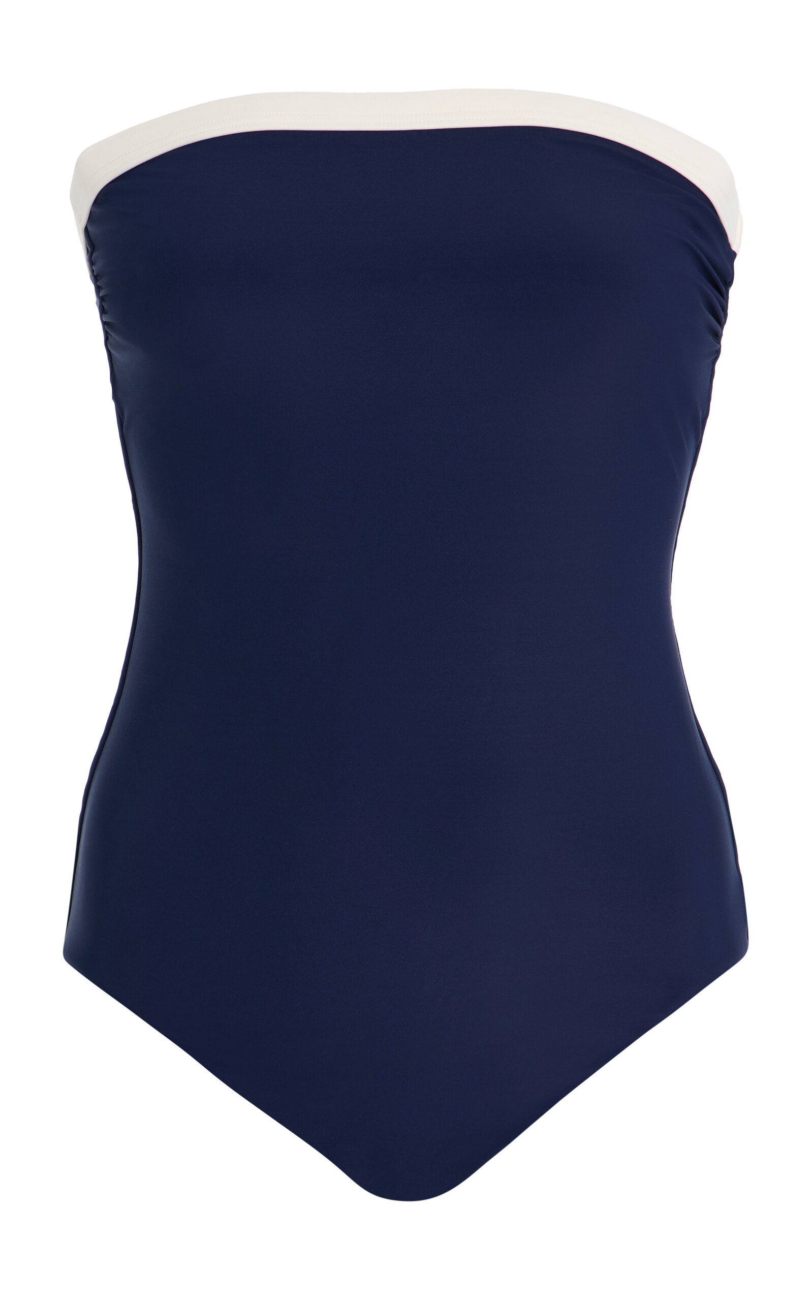 Bondi Born Romy Strapless One-piece Swimsuit In Blue