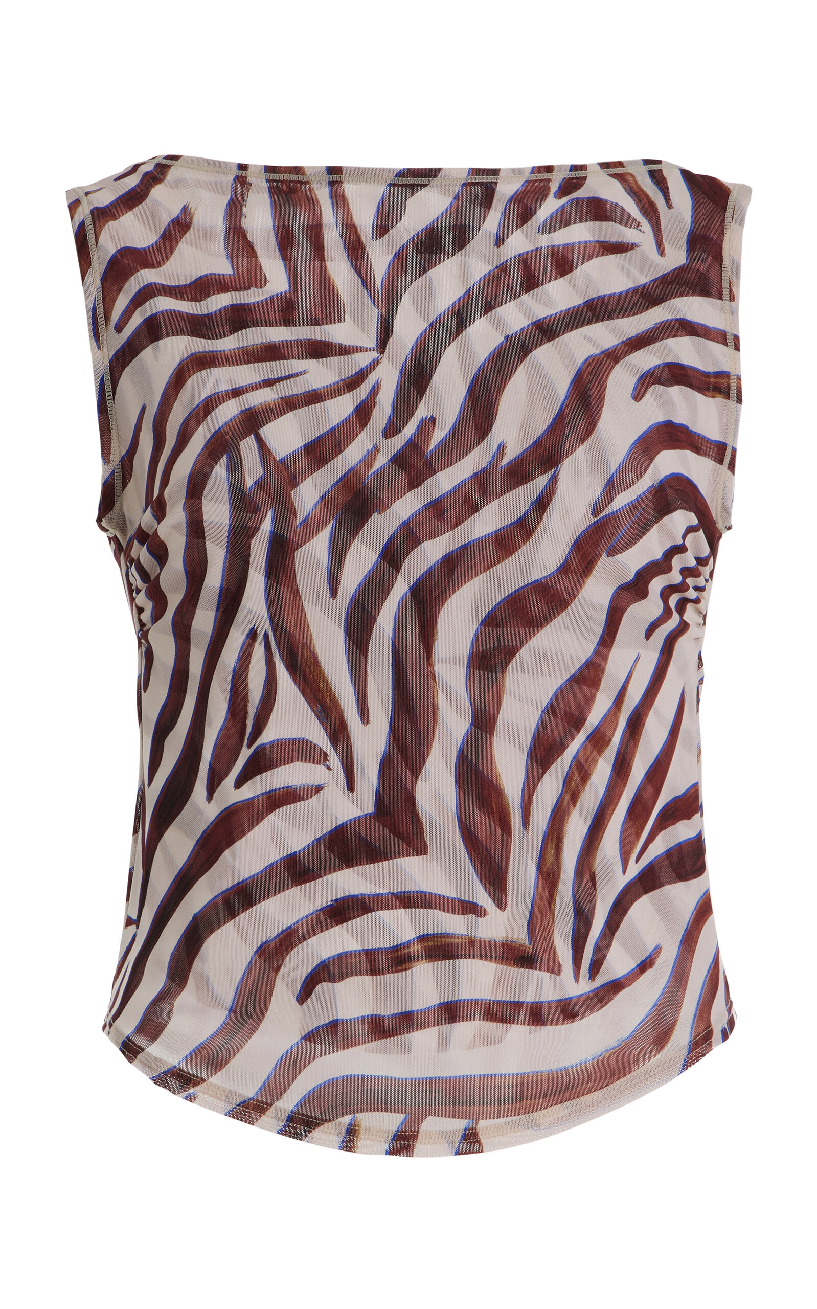 Bondeye Lia Mesh Tank Top In Multi