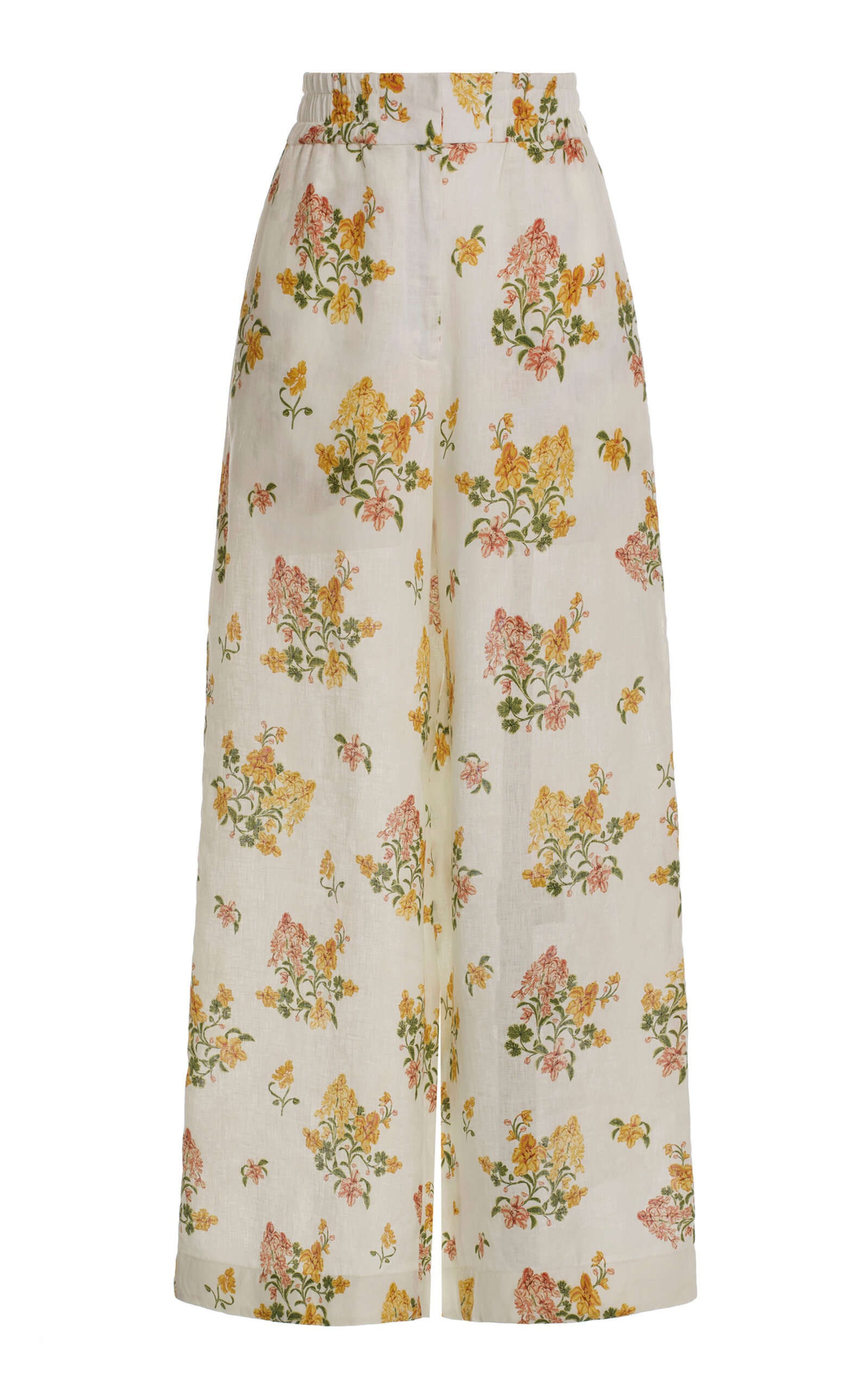 Agua by Agua Bendita Tota Floral Wide-Leg Pants - Moda Operandi