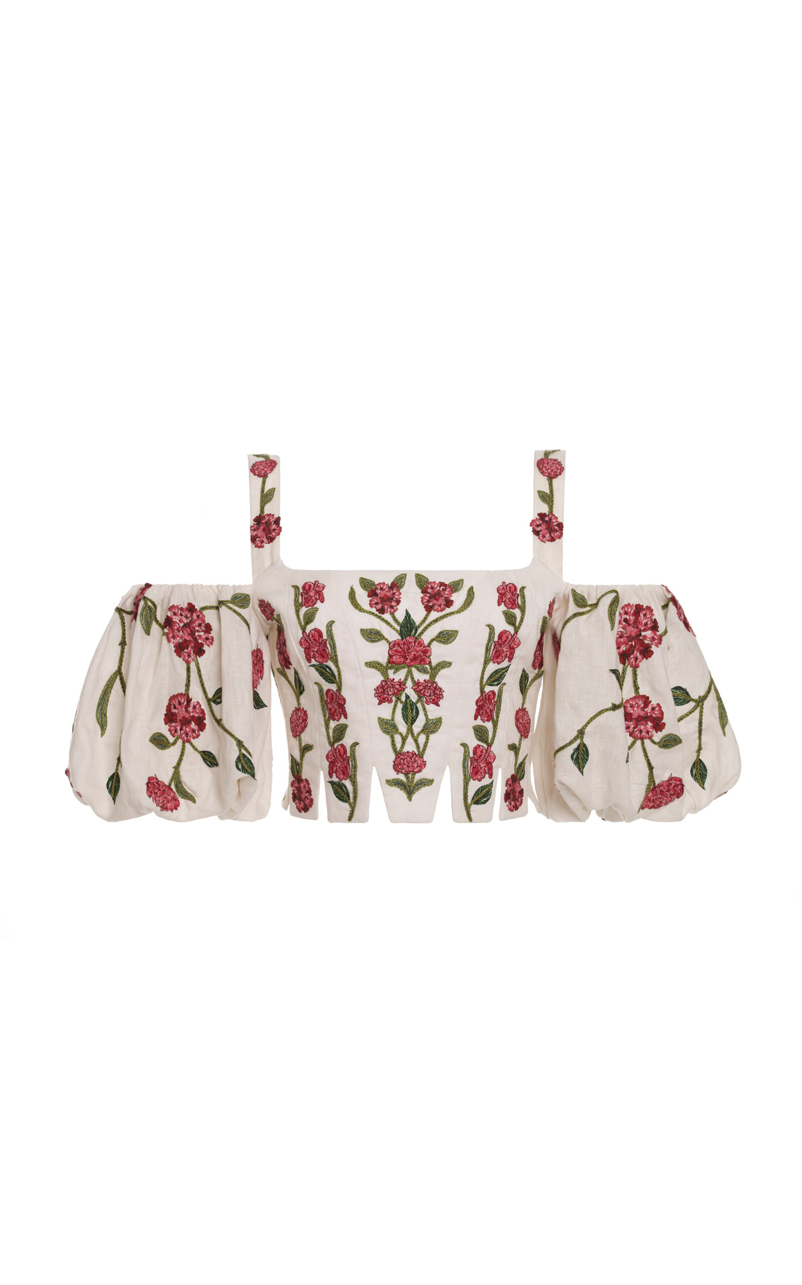 Agua By Agua Bendita Epoca Puff-sleeve Top