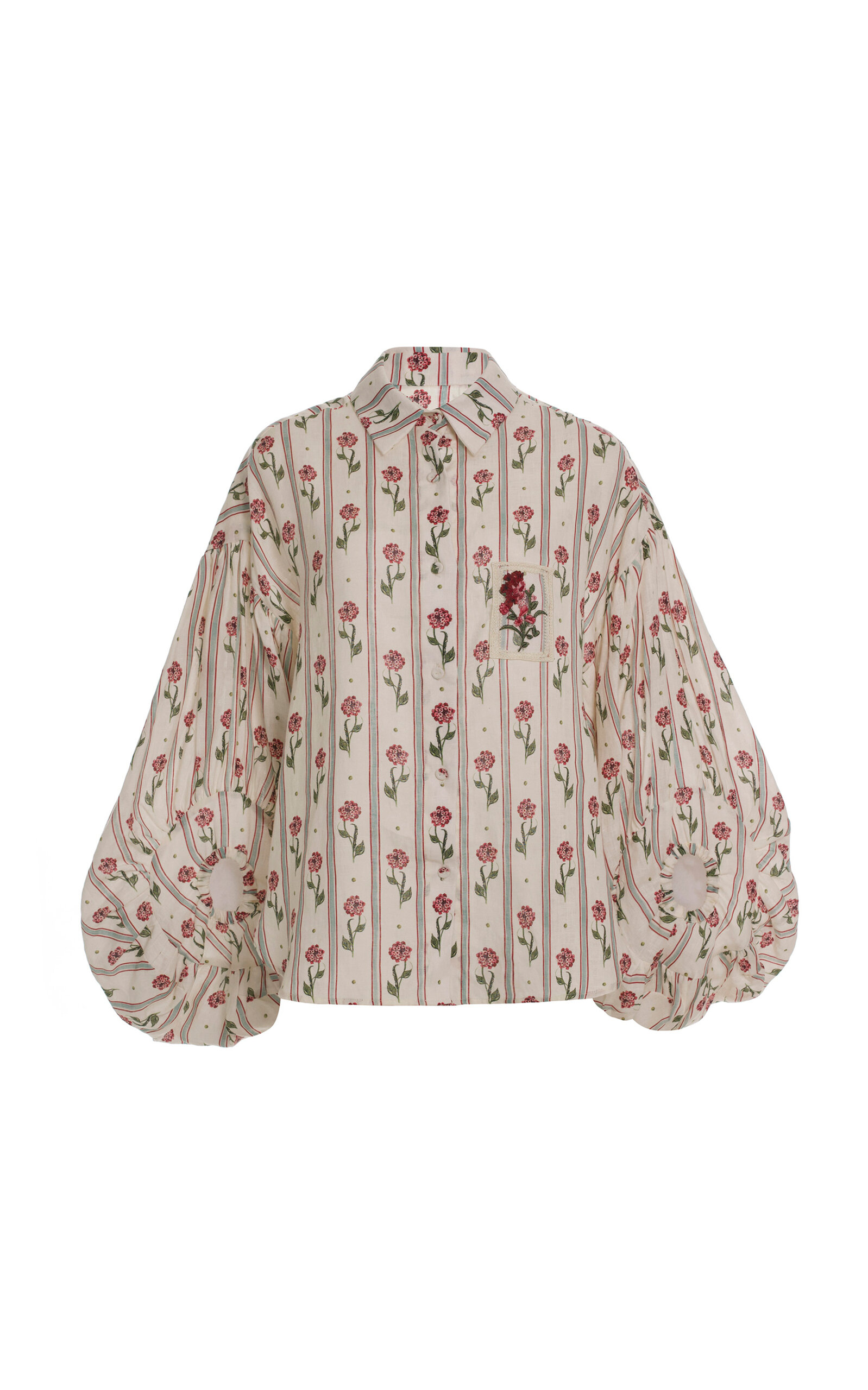 Agua By Agua Bendita Agar Puff-sleeve Top