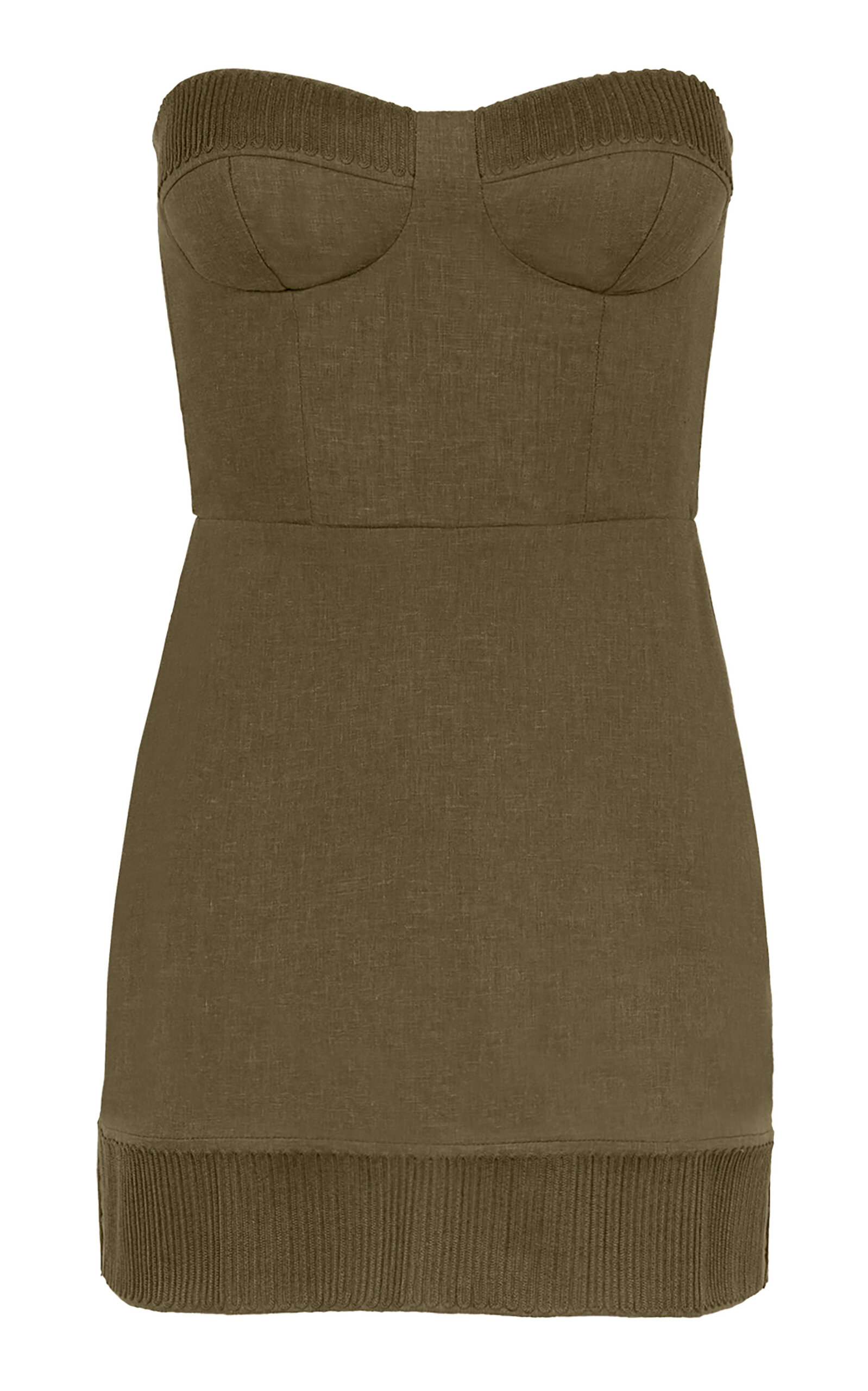 ViX Mallorca Bustier Mini Dress - Green