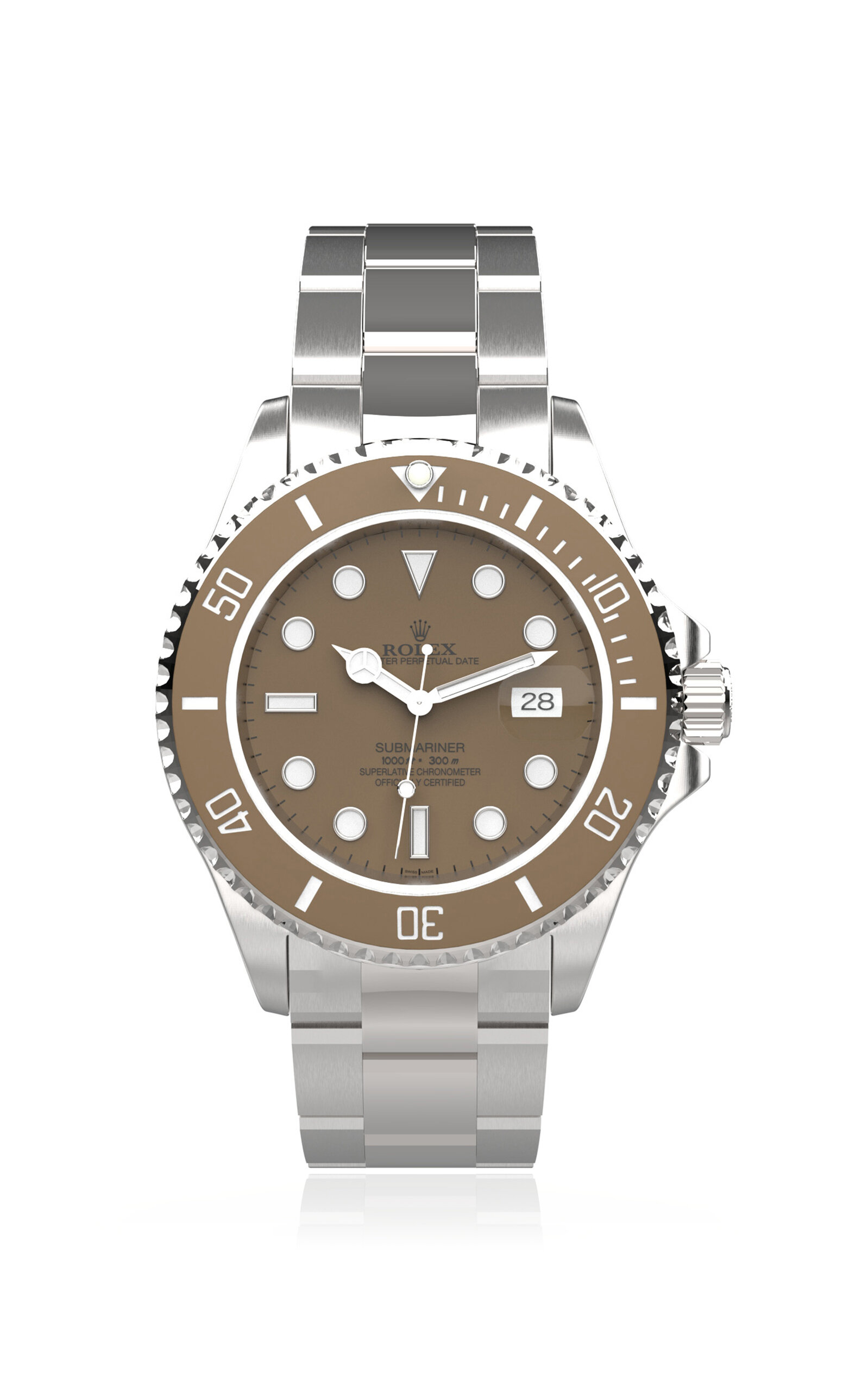 Rolex Submariner Bezel And Dial Stainless Steel Watch