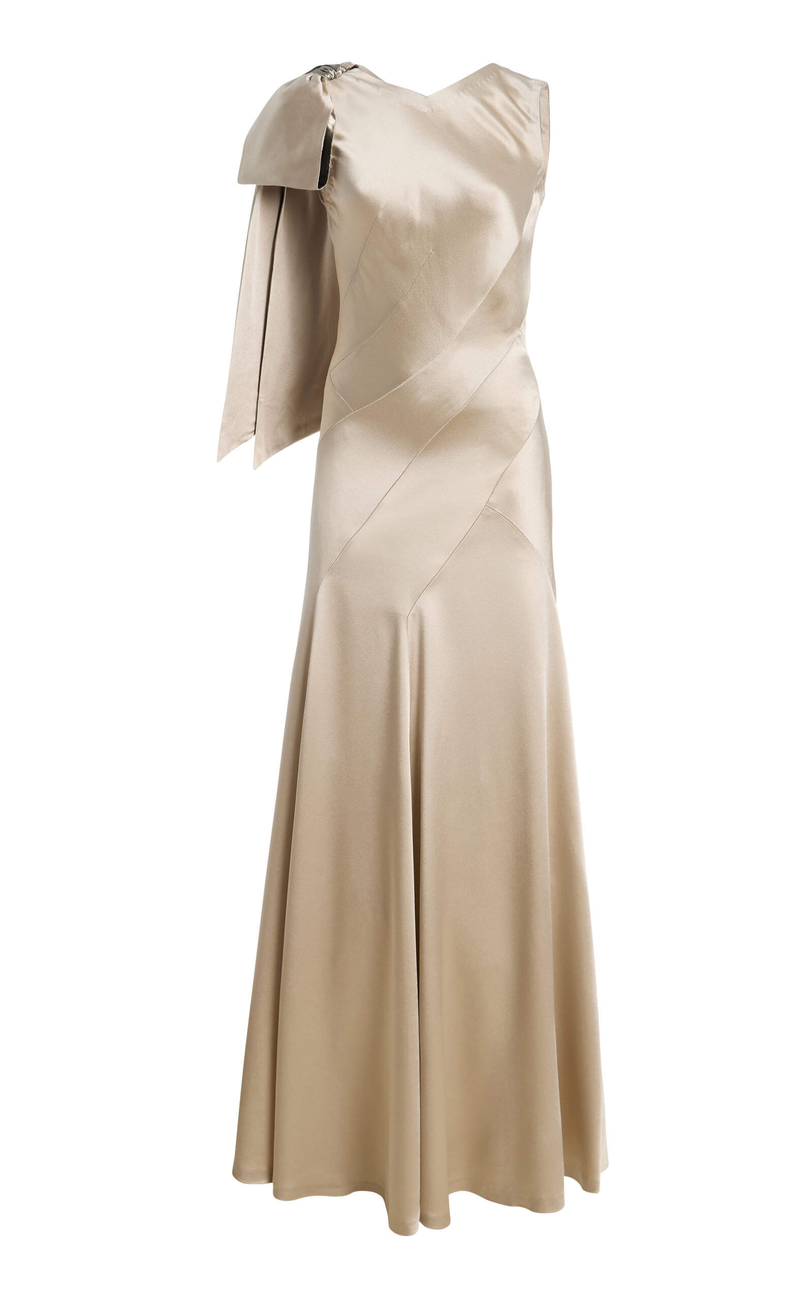 Maison Margiela Satin Maxi Dress