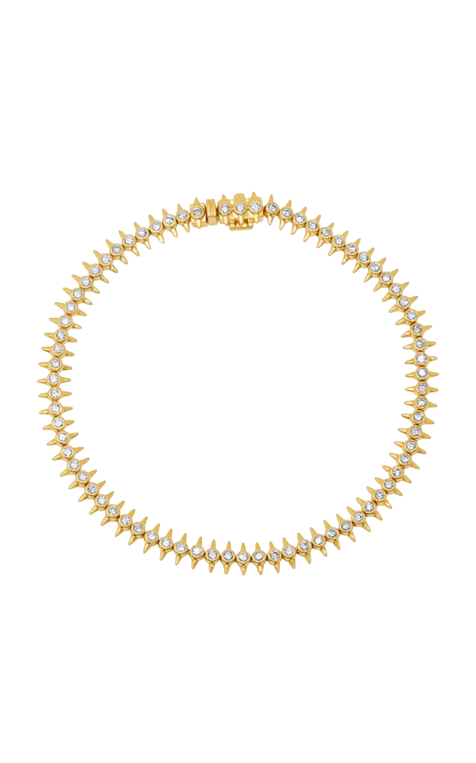 Orbis 14K Yellow Gold Diamond Tennis Bracelet