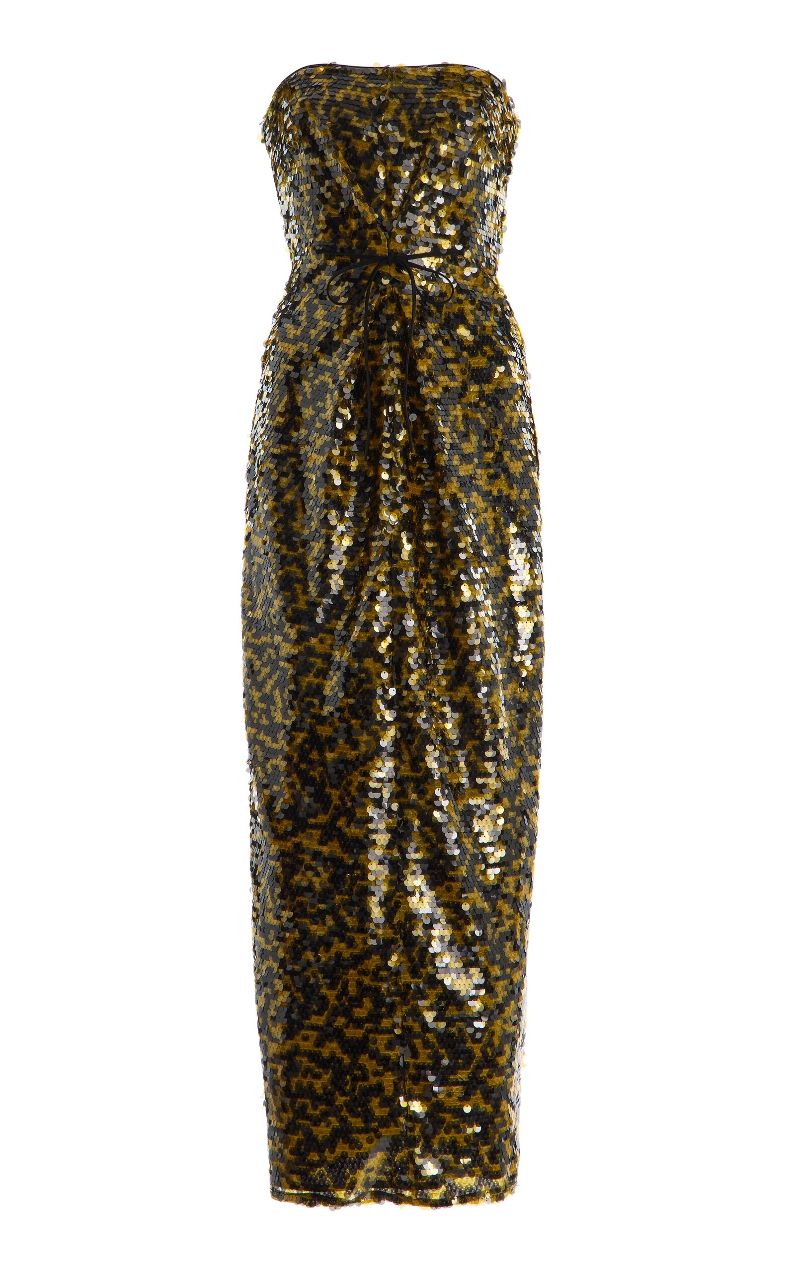 STAUD Cece Sequined Midi Dress