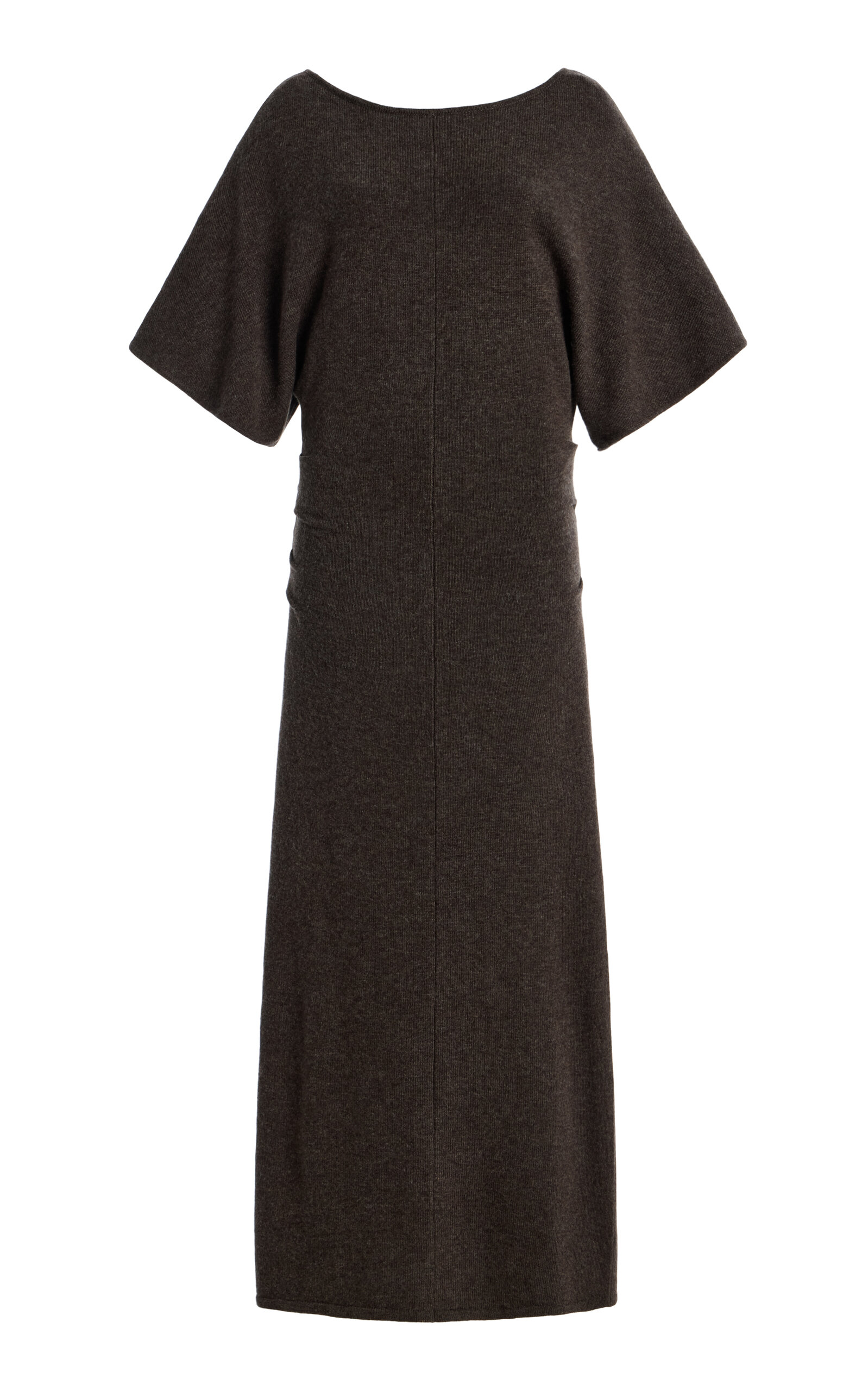 STAUD Amelie Wool-Blend Midi Sweater Dress