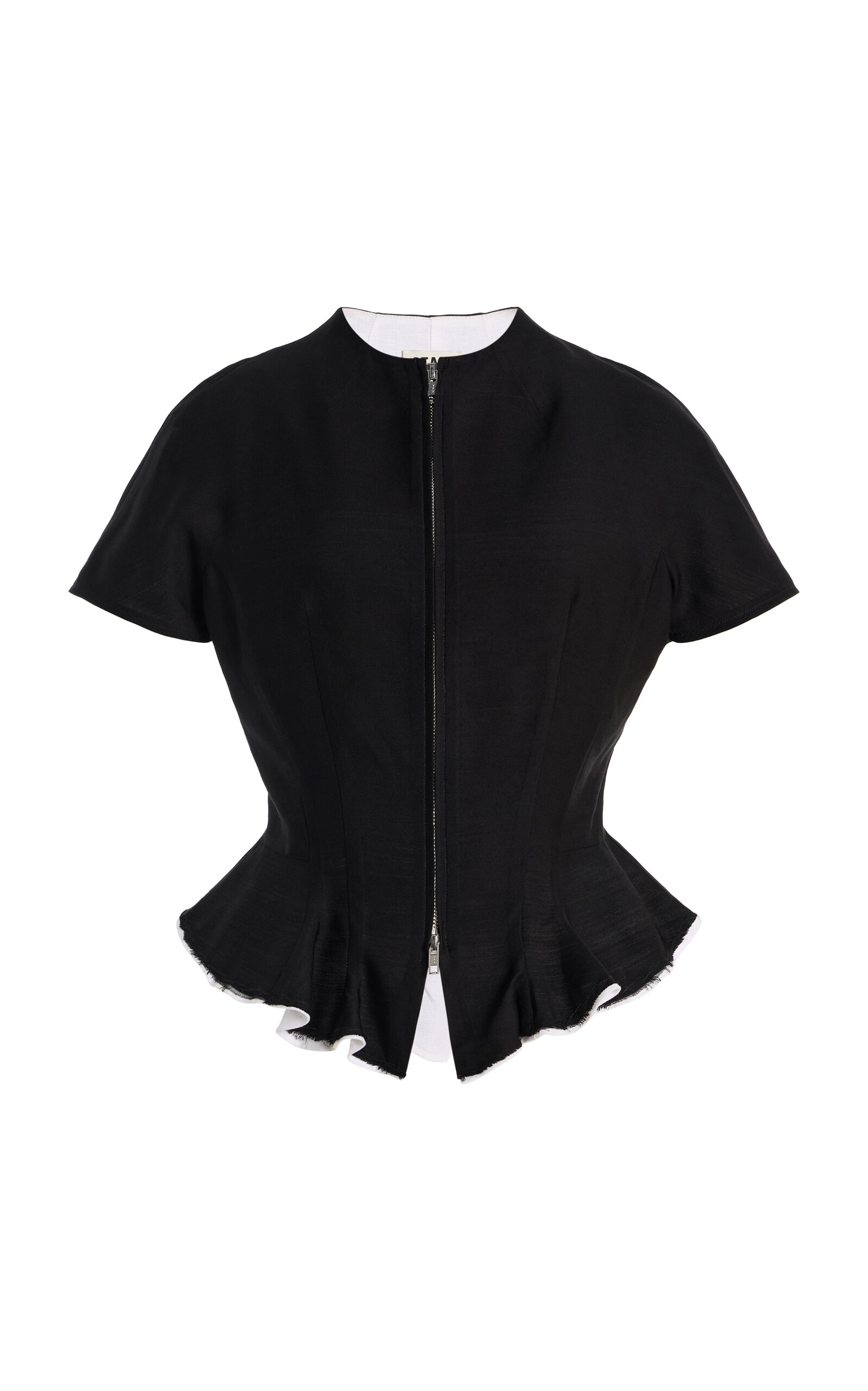 Staud Maelle Wool Top In Black