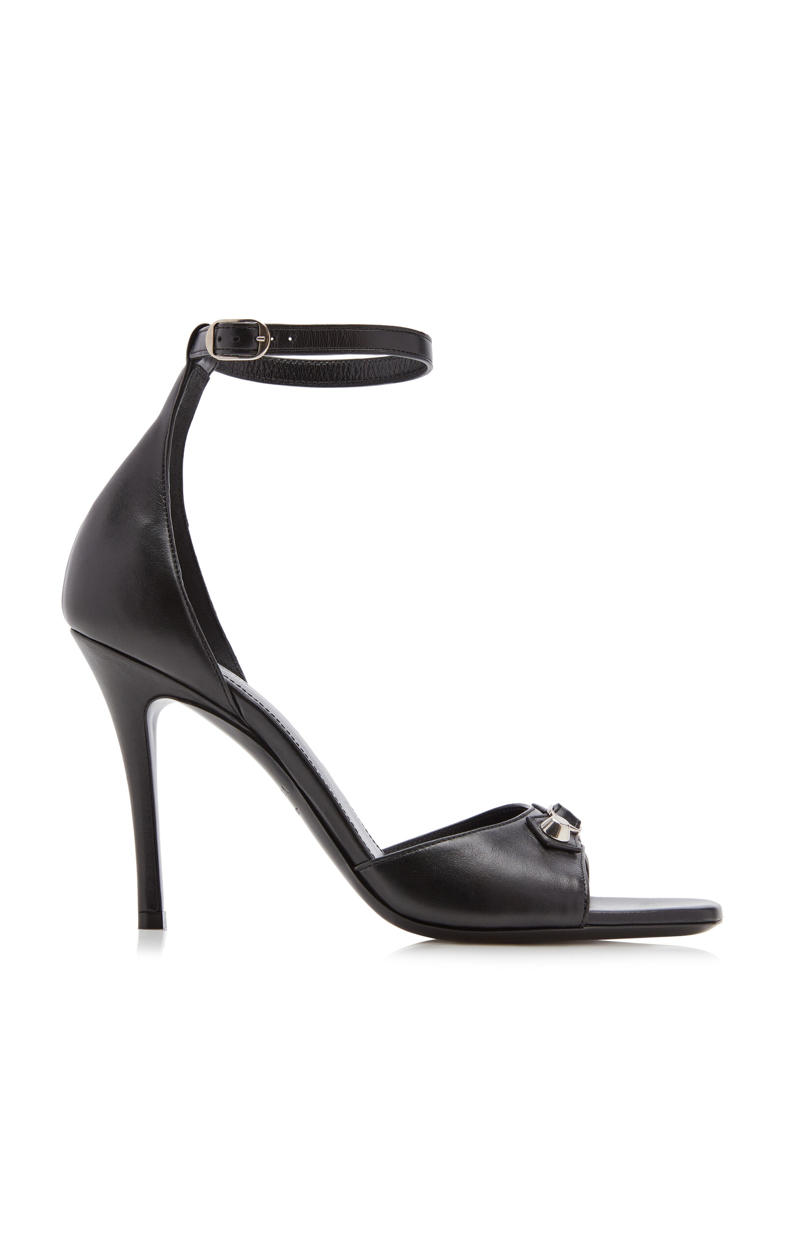 Balenciaga City Heeled Leather Sandals