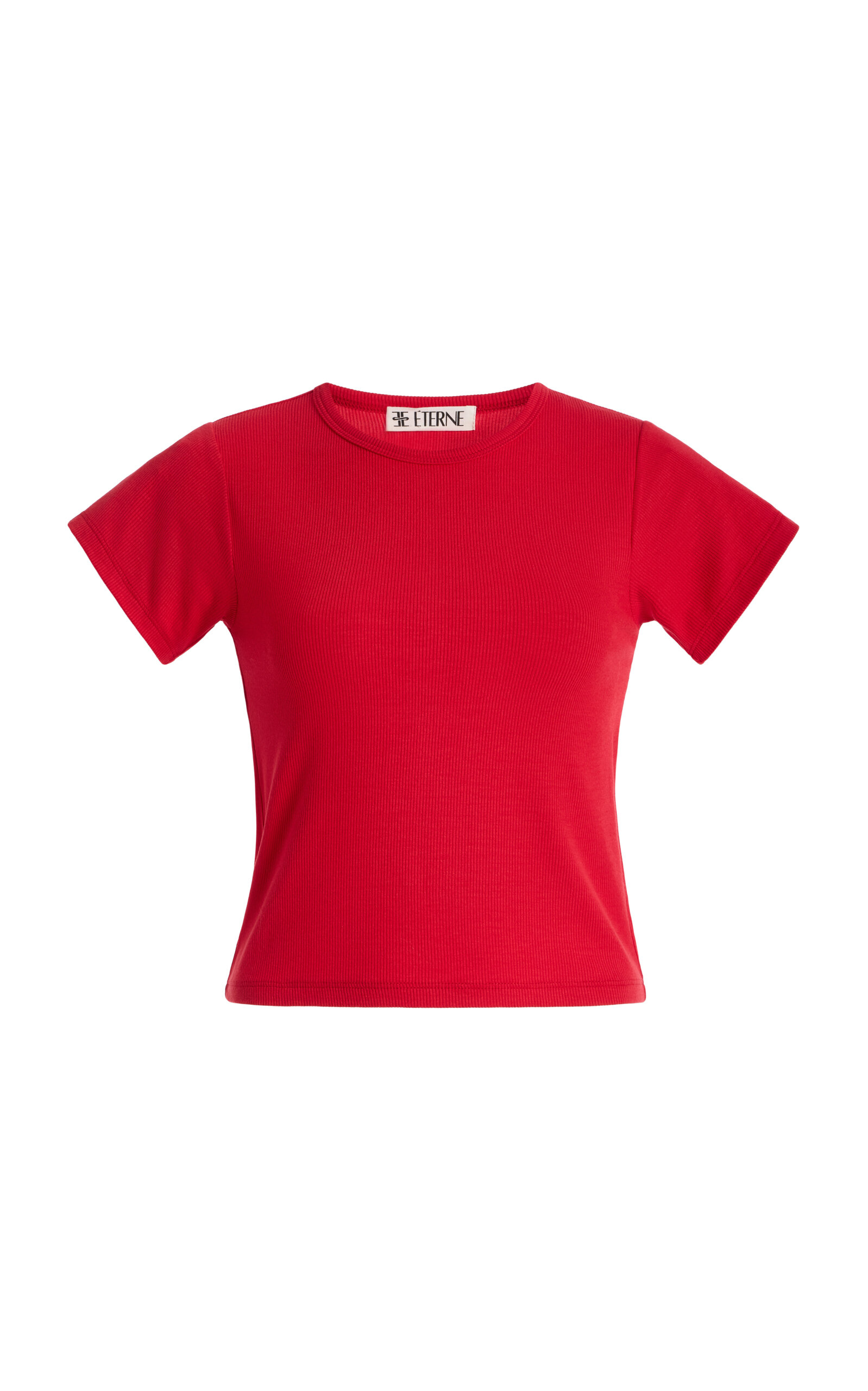 Éterne Baby Ribbed T-shirt In Red