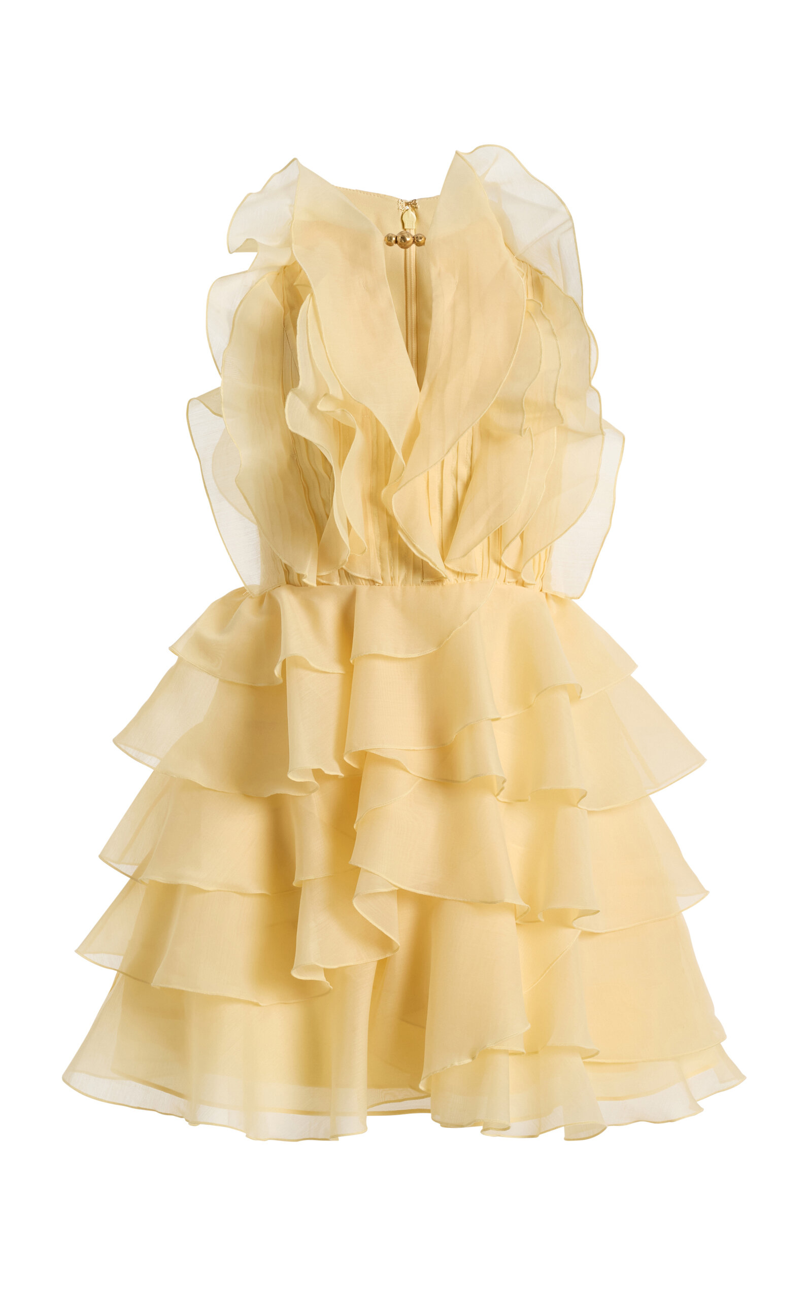 Aje Exclusive Cleo Ruffled Chiffon Mini Dress