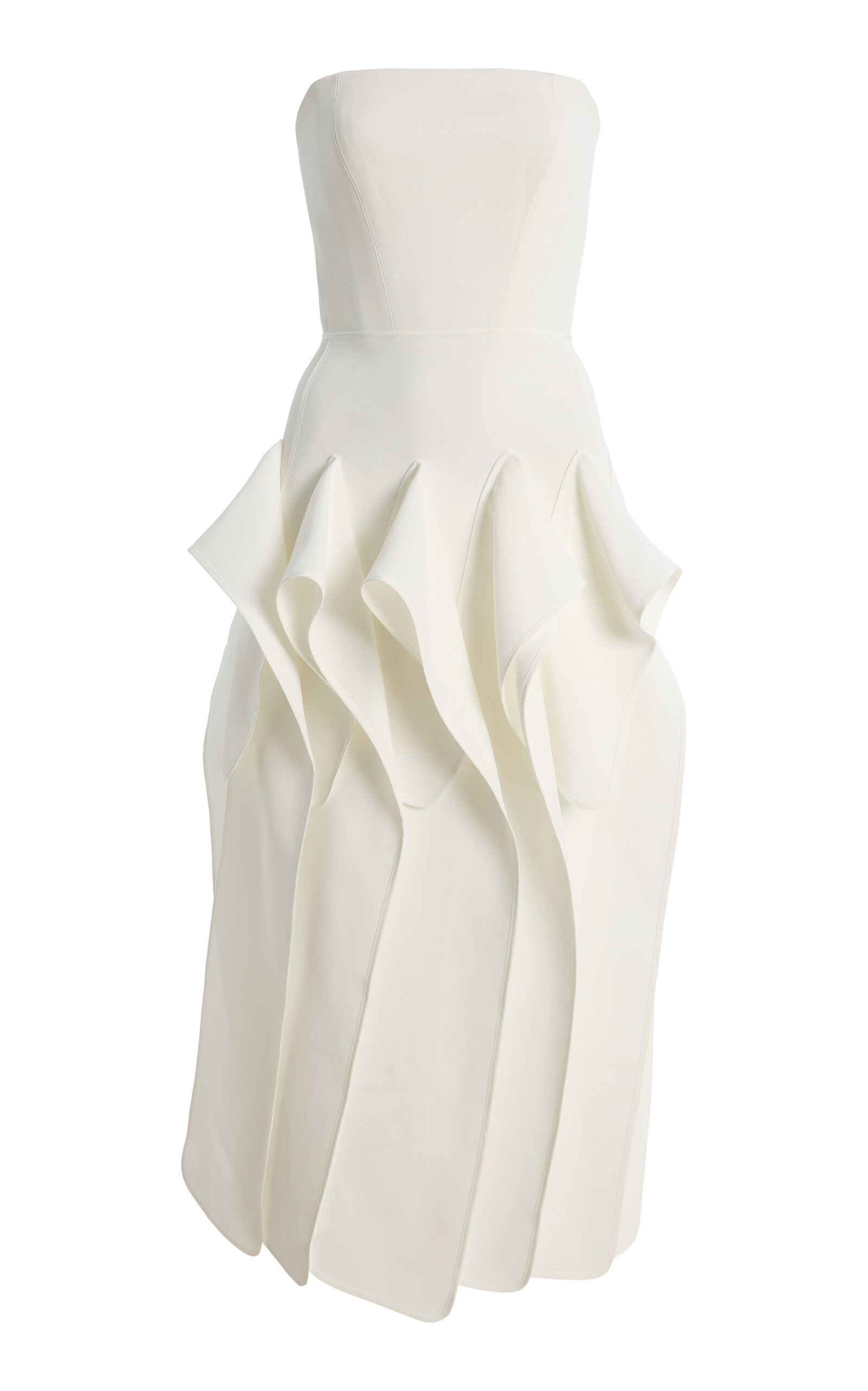 Maticevski Breakout Strapless Midi Dress