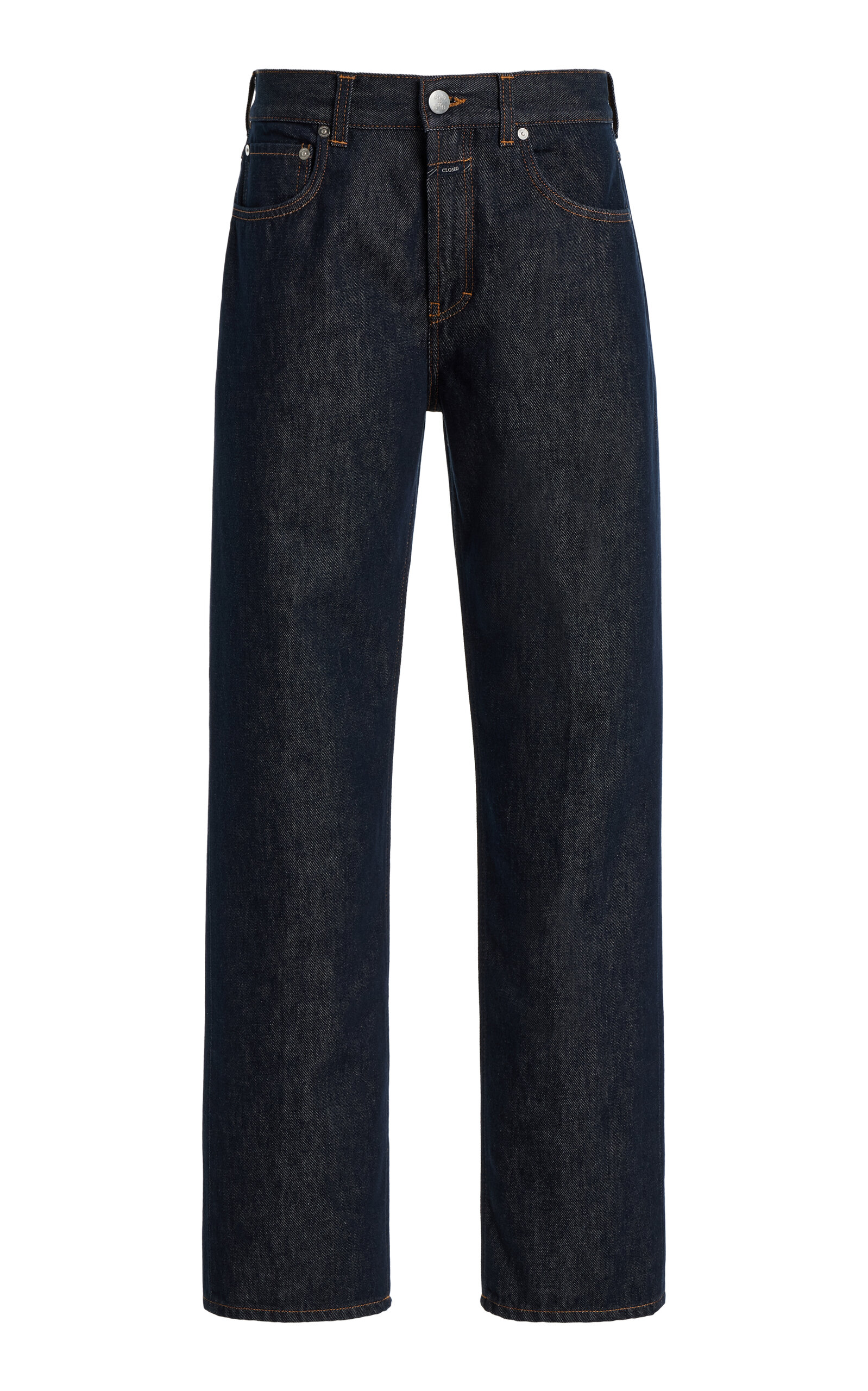 Closed Jonta Rigid Mid-rise Straight-leg Jeans In Blue