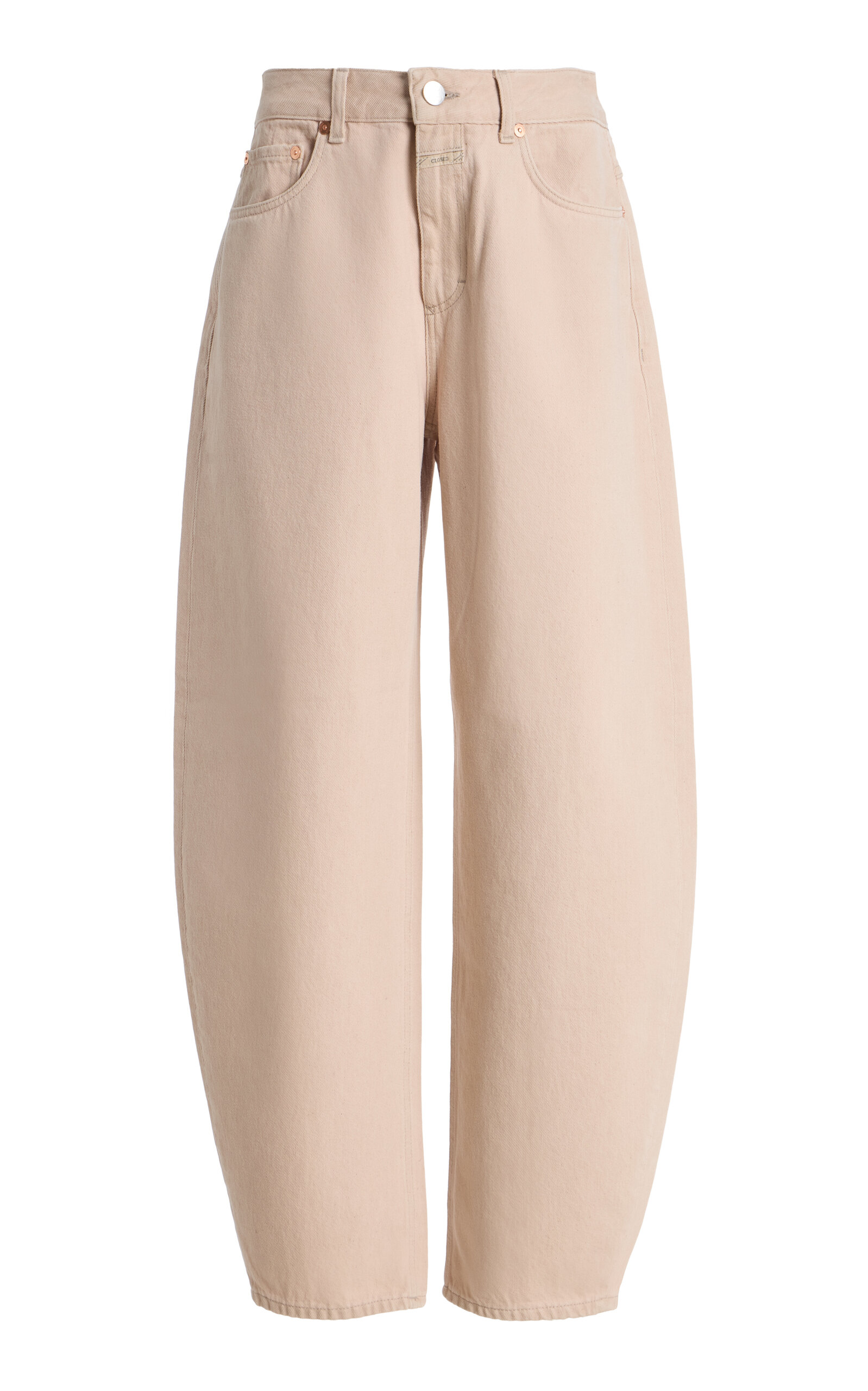 CLOSED Jazzie Rigid Mid-Rise Cropped Barrel-Leg Jeans - Women's Clothing