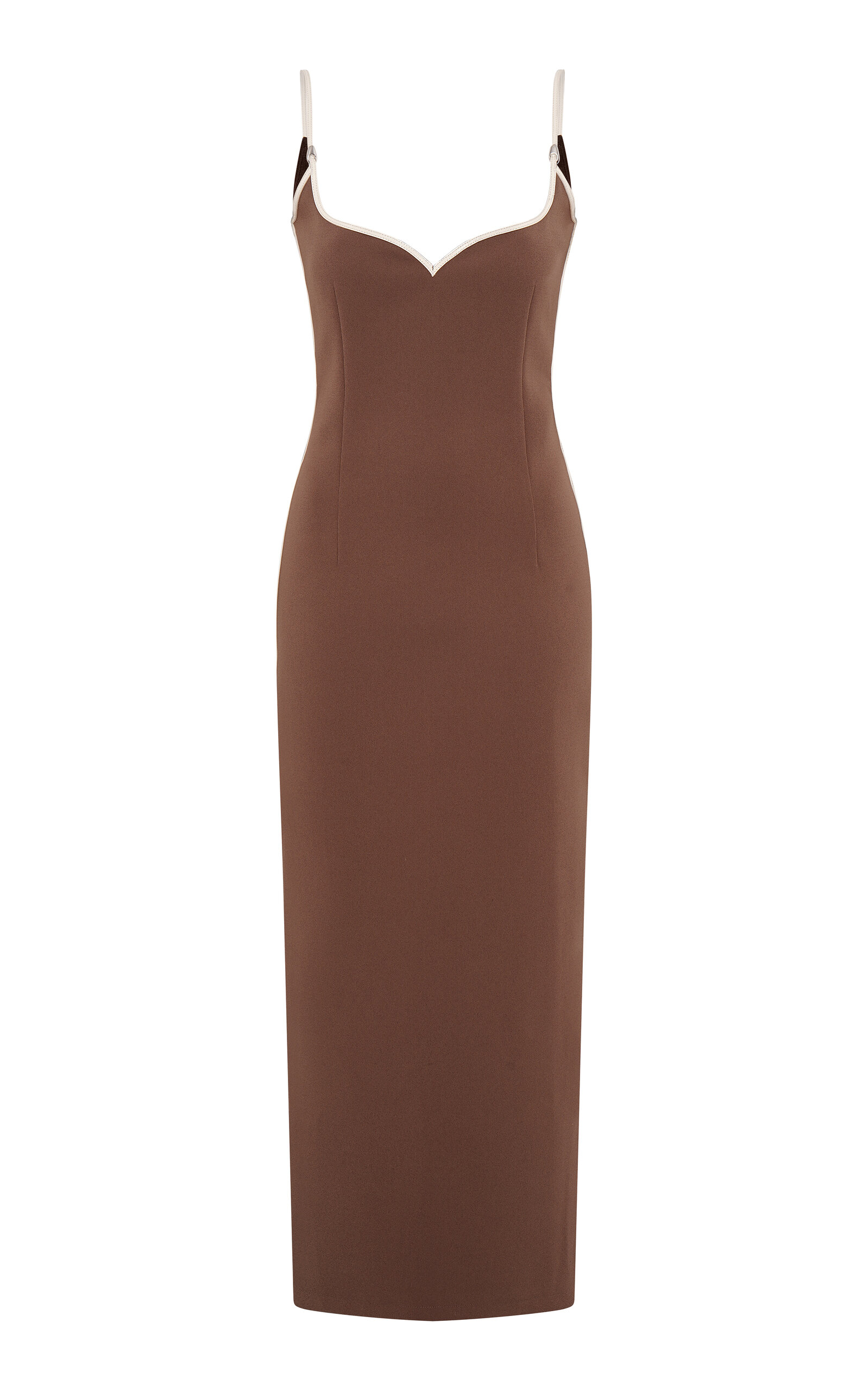 Paris Georgia Heart Bonded Jersey Maxi Dress