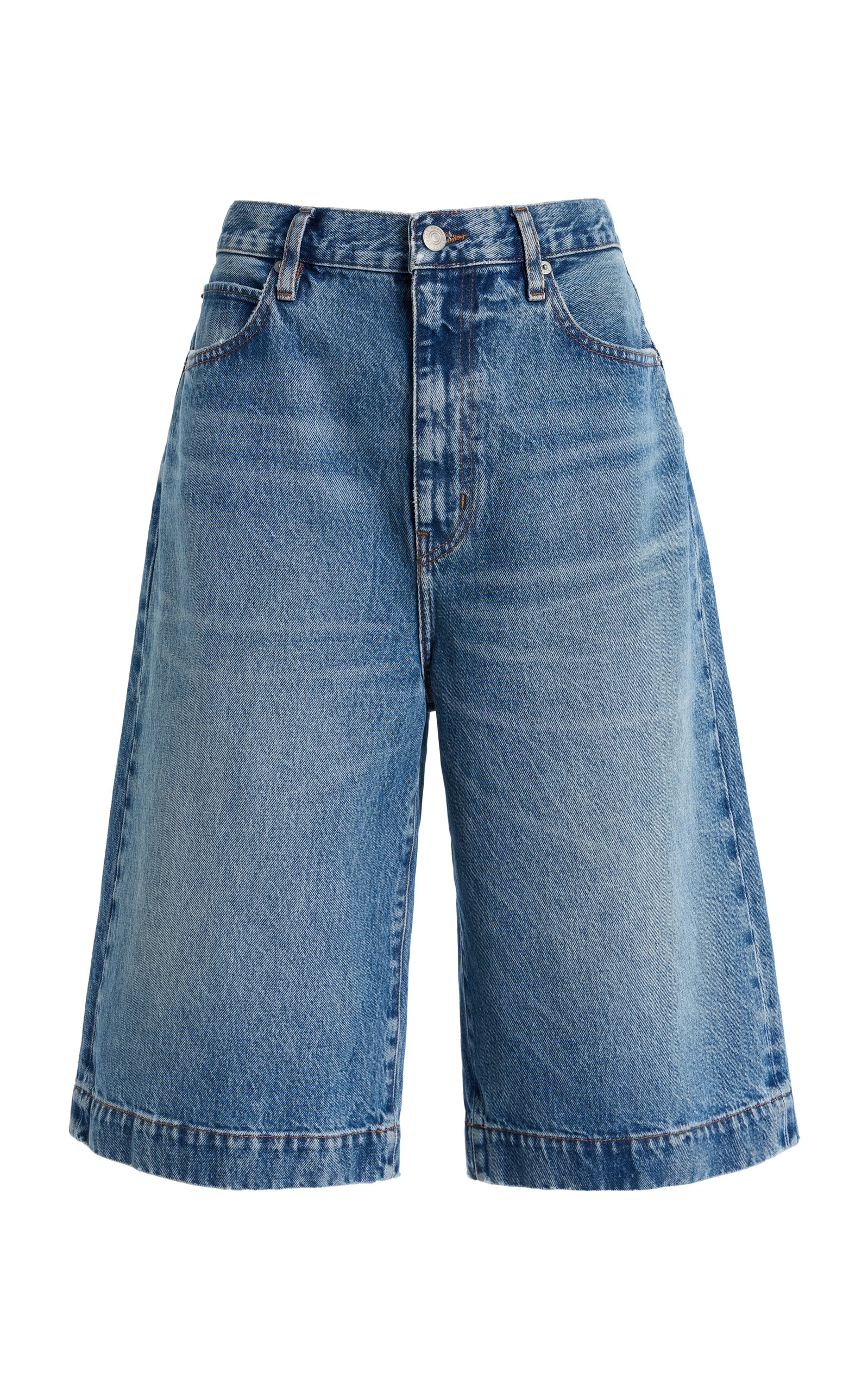 Frame X Amelia Gray The Jort In Blue