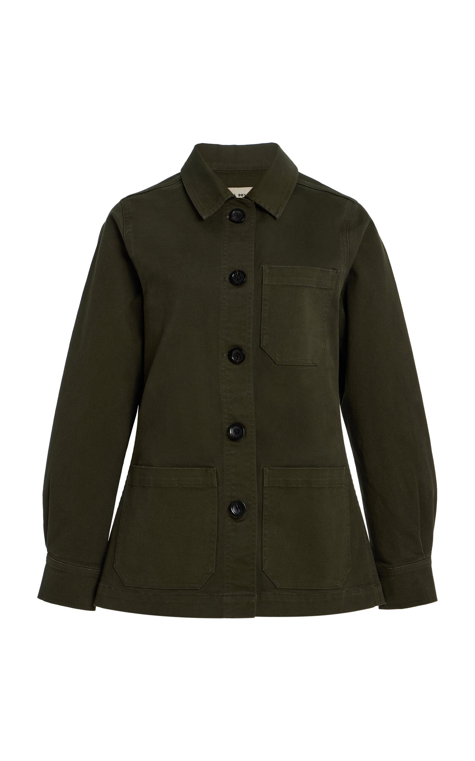 DL1961 Chore Stretch Cotton Coat - Green - XS