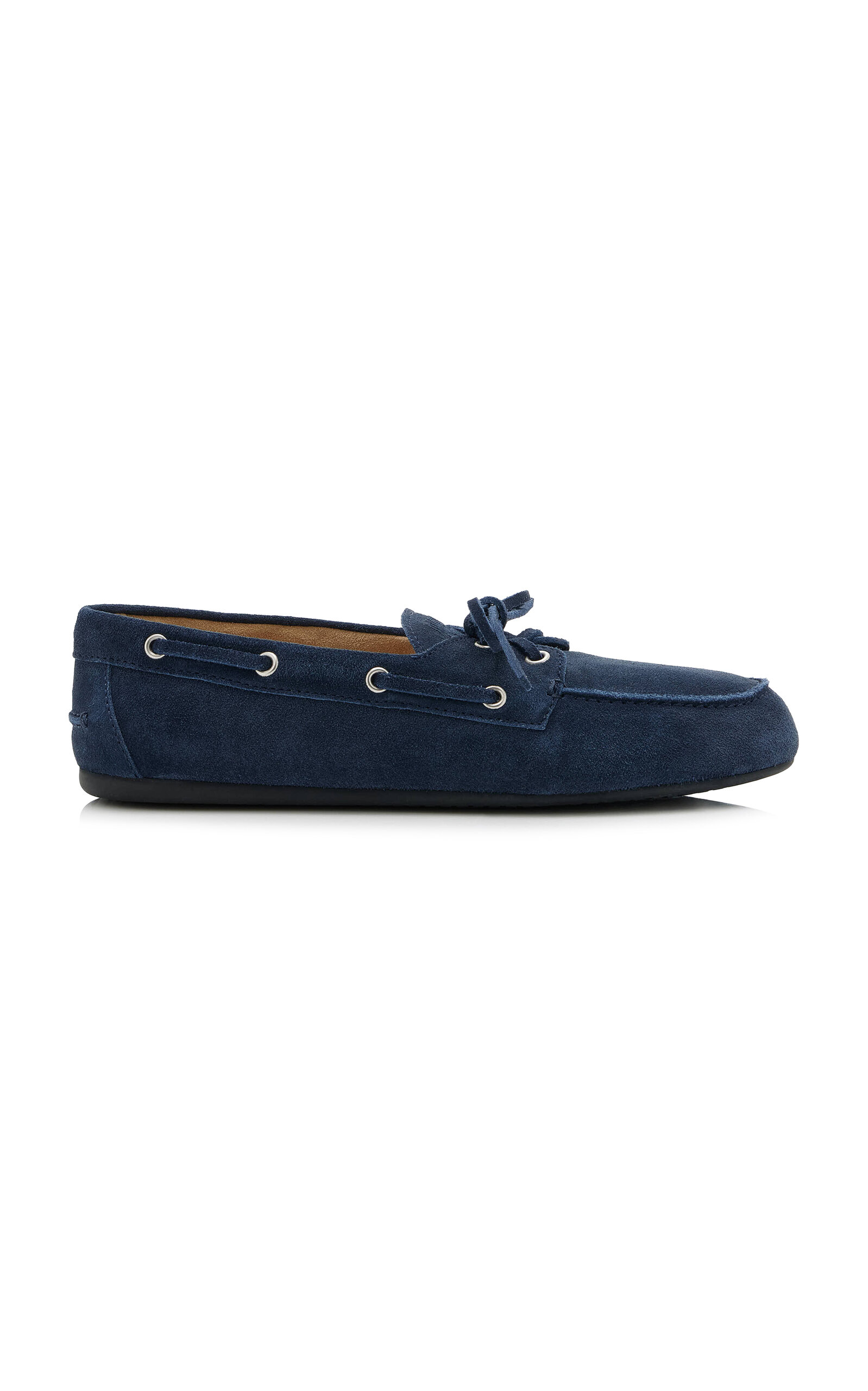 Miu Miu Suede Boat Shoes