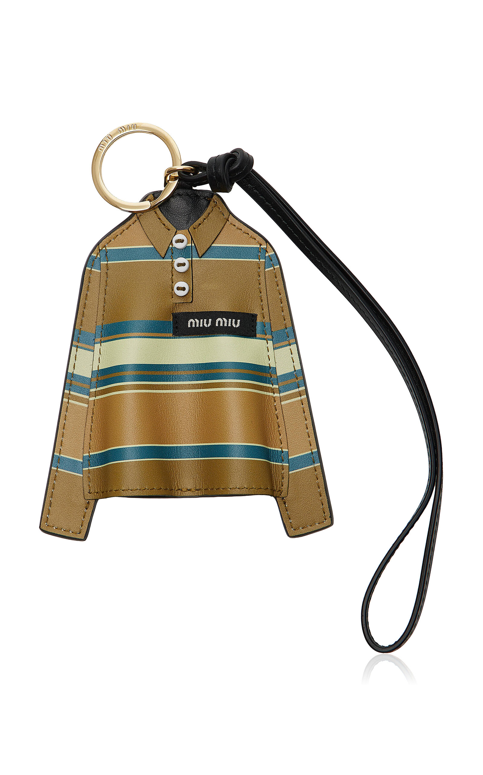 Miu Miu Leather T-Shirt Keychain