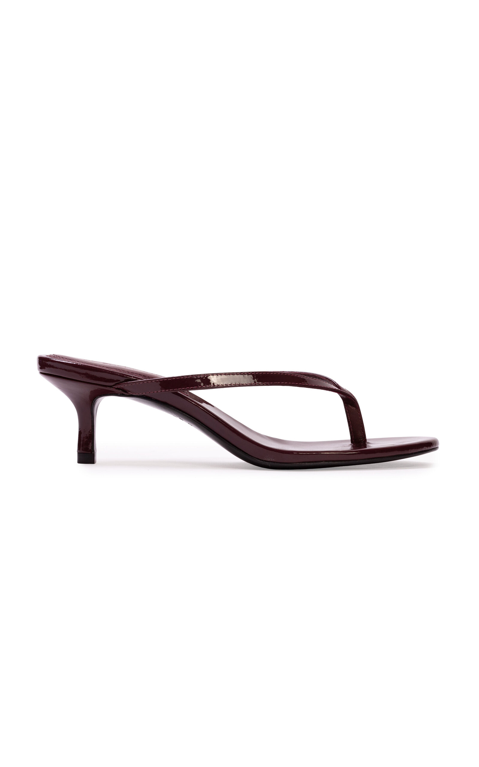 Black Suede Studio Tash Satin Sandals In Burgundy