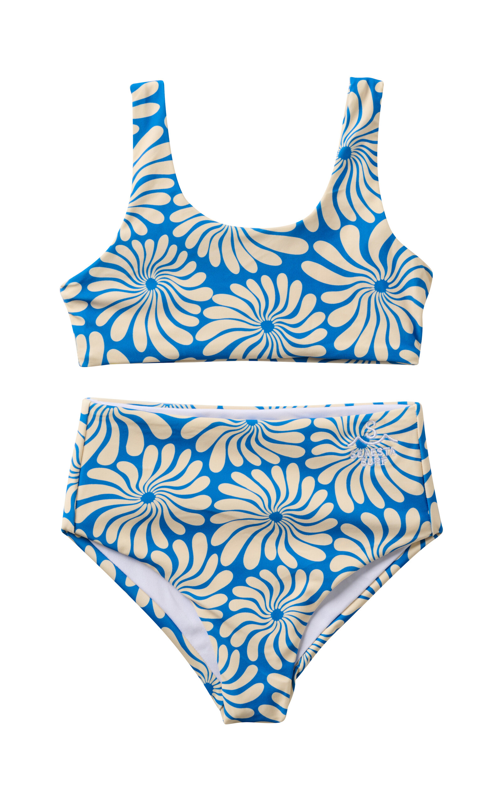Seaesta Surf Wavy Floral / Two Piece Swimsuit / Panama - Women's Clothing