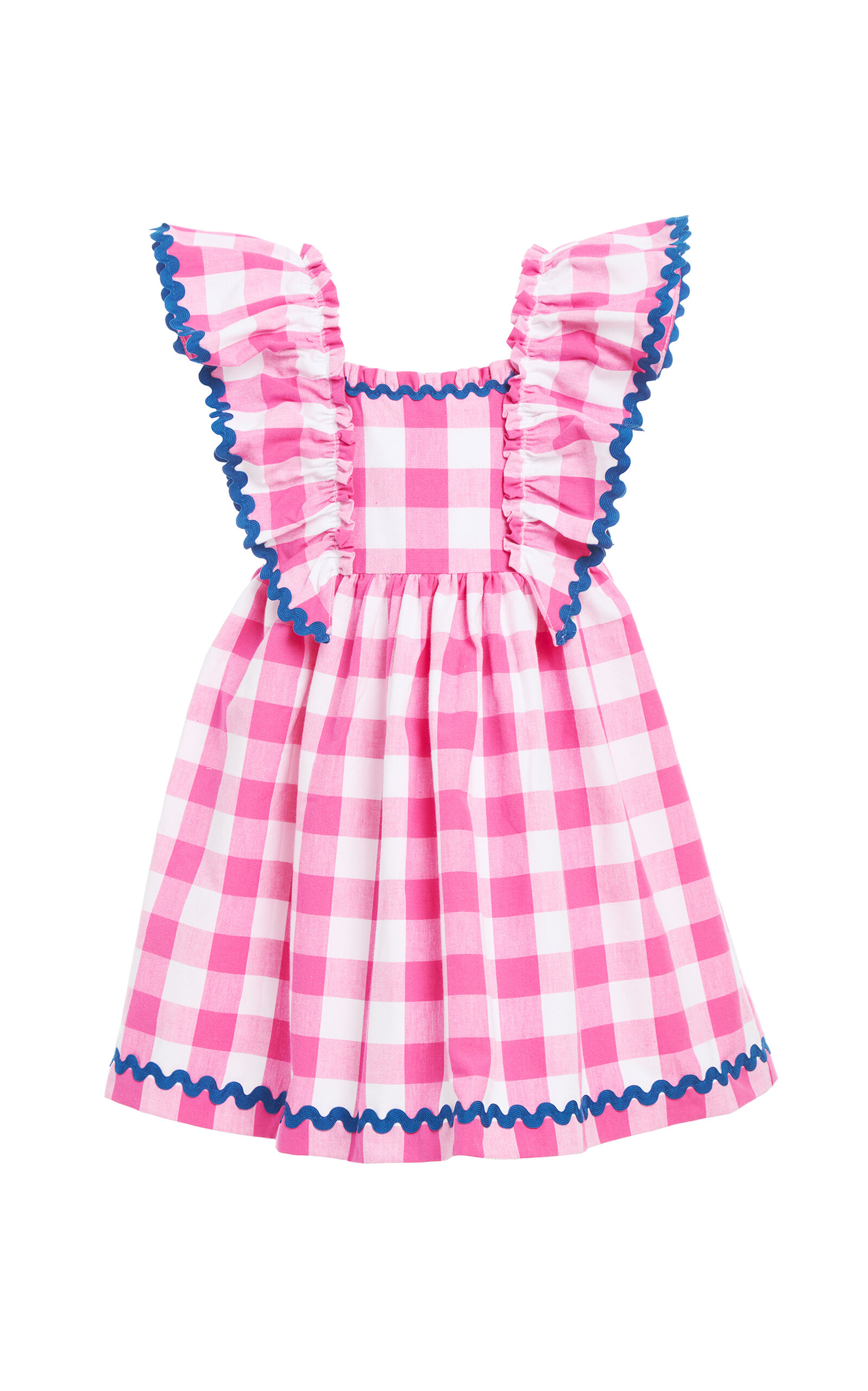 Sea Neci Gingham Flutter Slv Dress