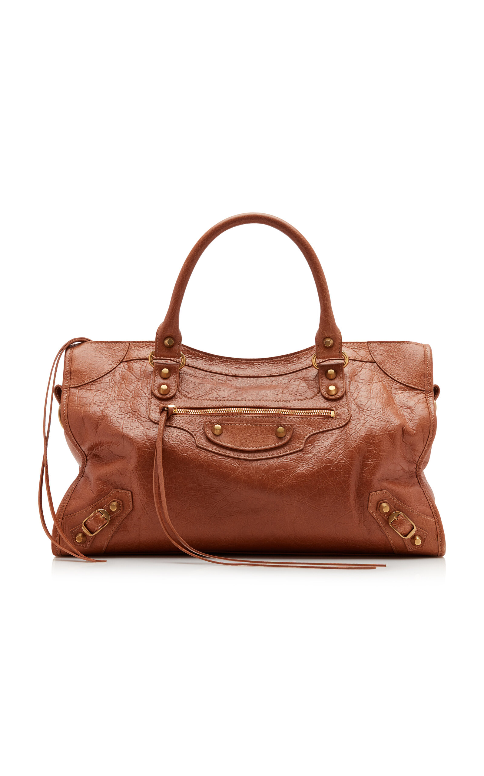 Balenciaga Le City Medium Leather Bag - Moda Operandi