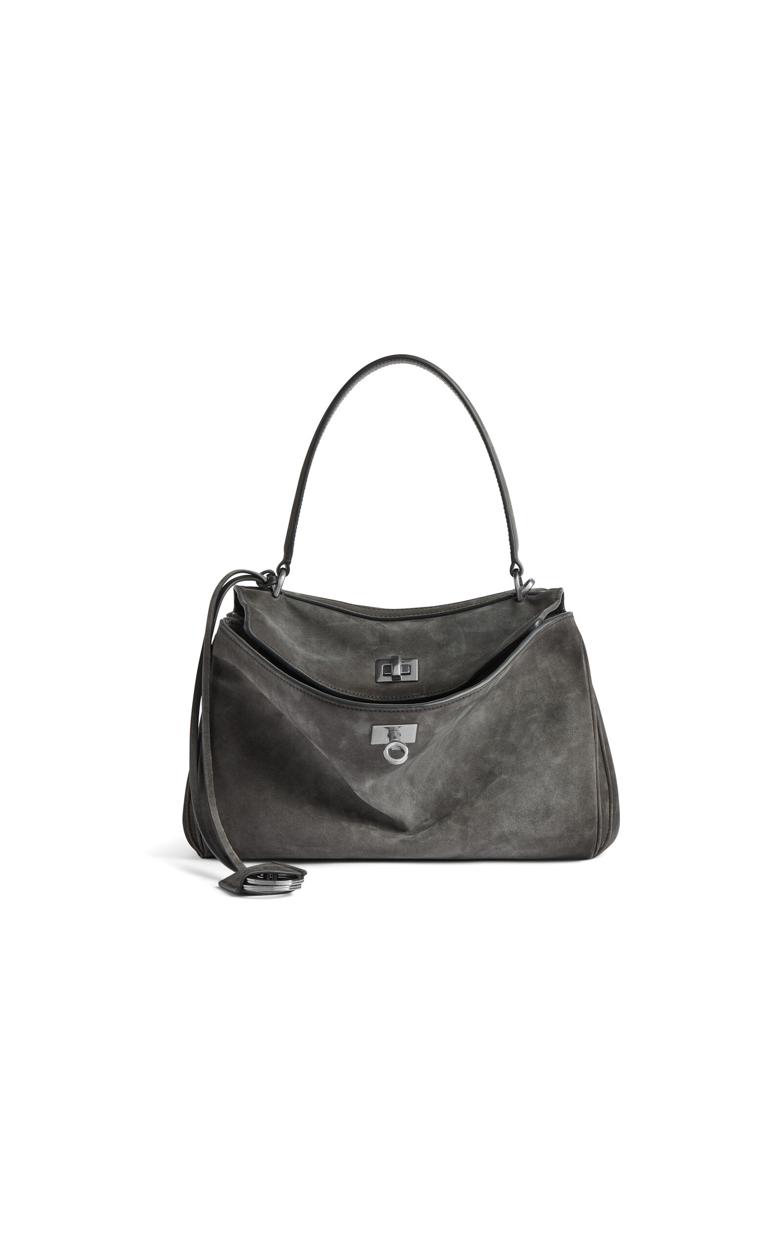 Balenciaga Rodeo Small Suede Top Handle Bag
