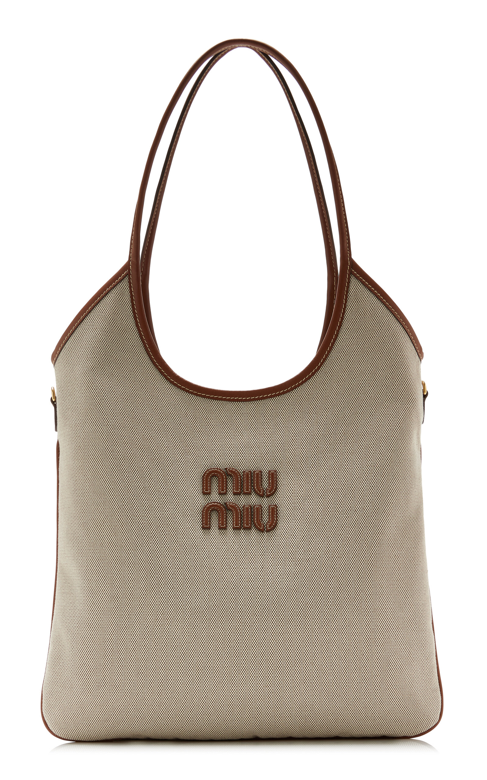 Miu Miu Ivy Canvas Tote Bag