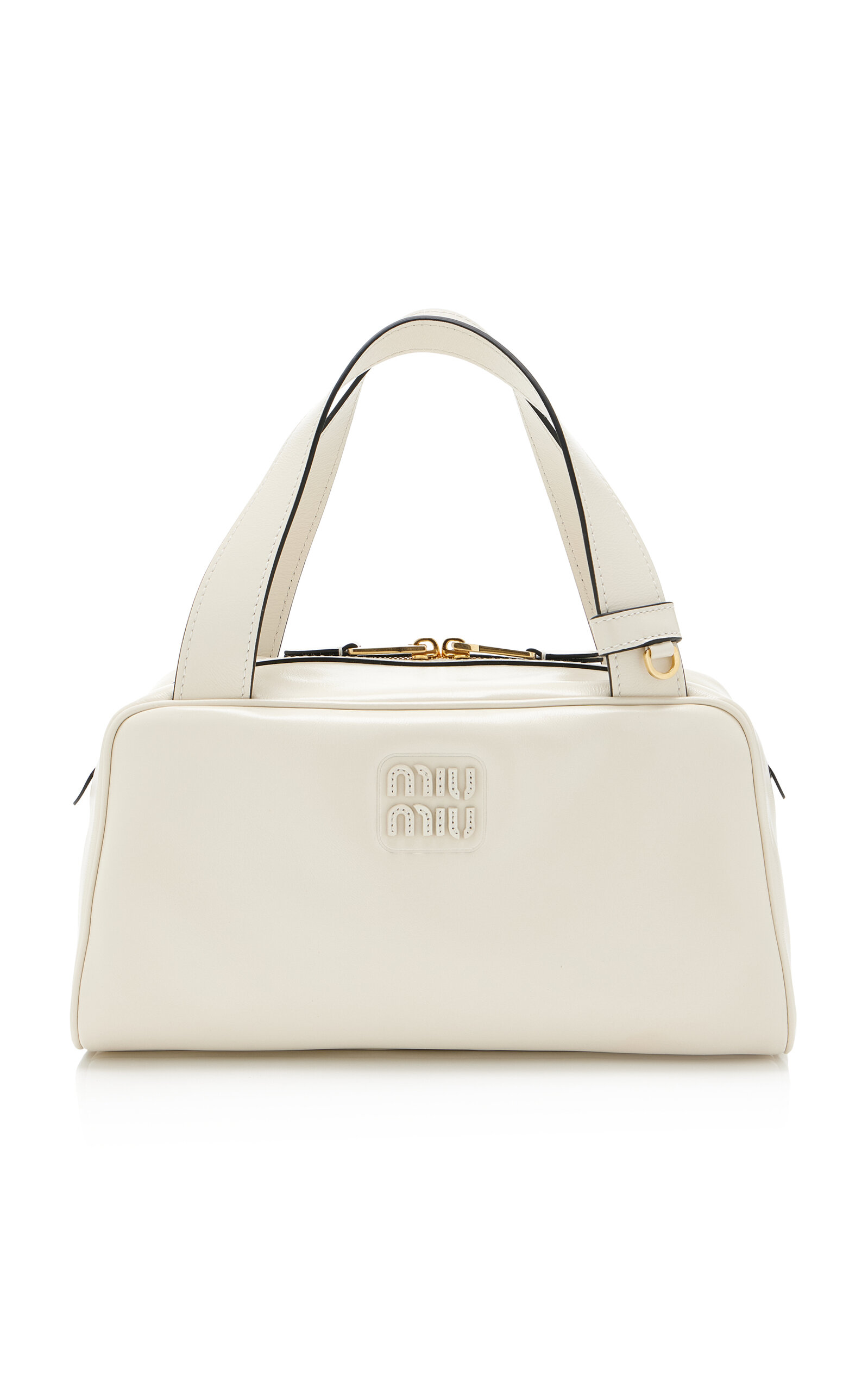 Miu Miu Leather Shoulder Bag | Thumbnail 7