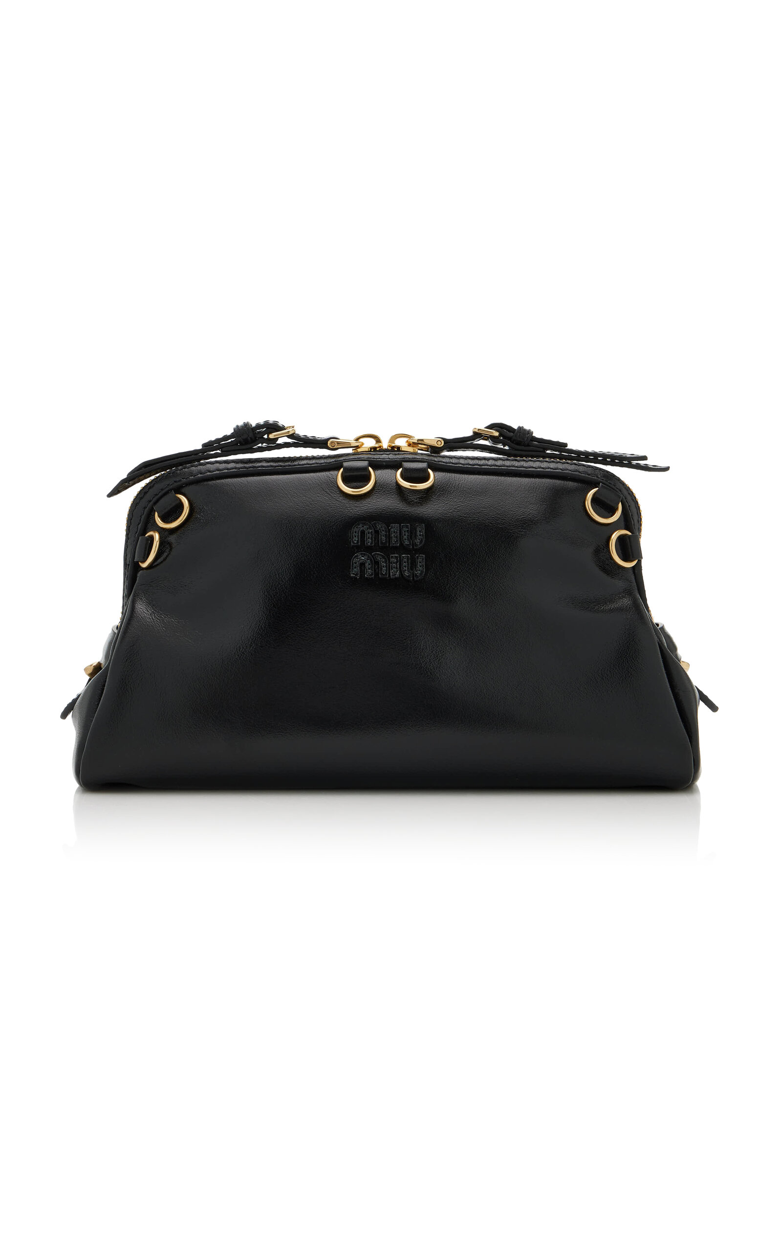 Miu Miu Caprice Leather Clutch - Women's Bags
