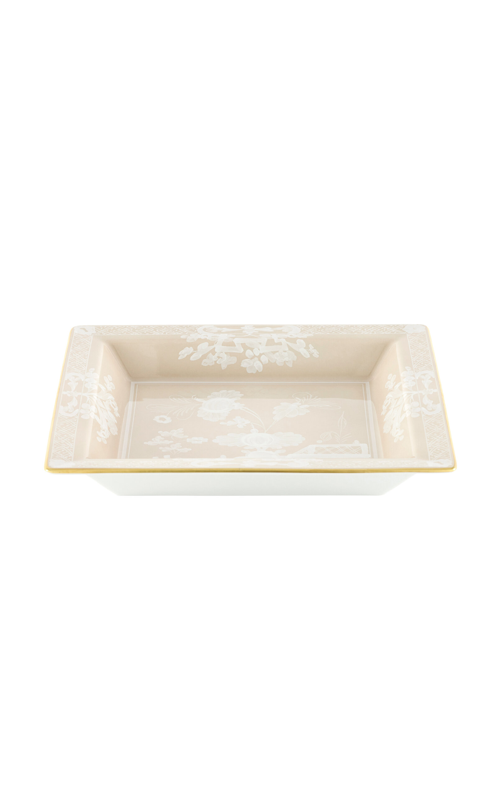 Ginori 1735 Oriente Italiano Large Square Change Tray In White