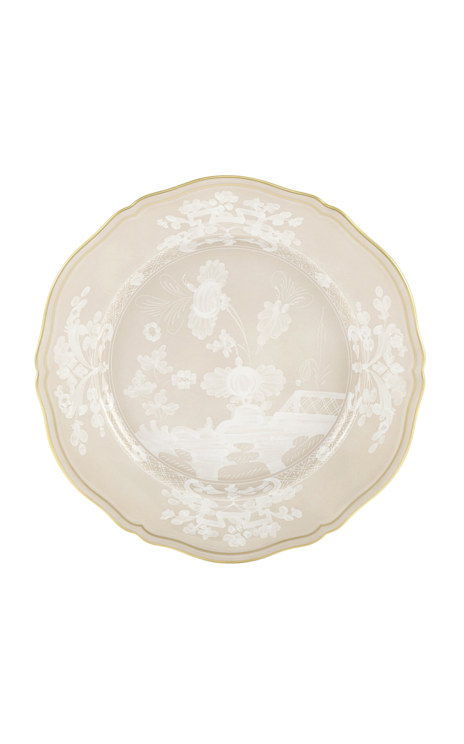 Ginori 1735 Oriente Italiano Dinner Plate In Neutral